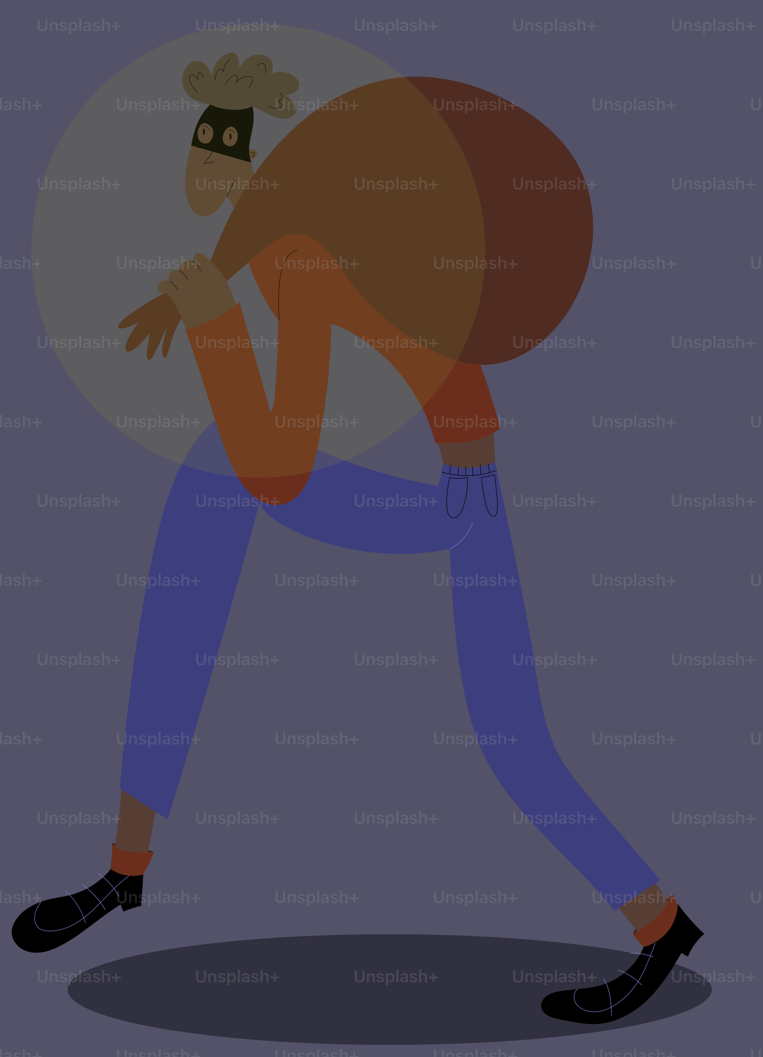 Une personne marche avec un sac à dos dans le dos