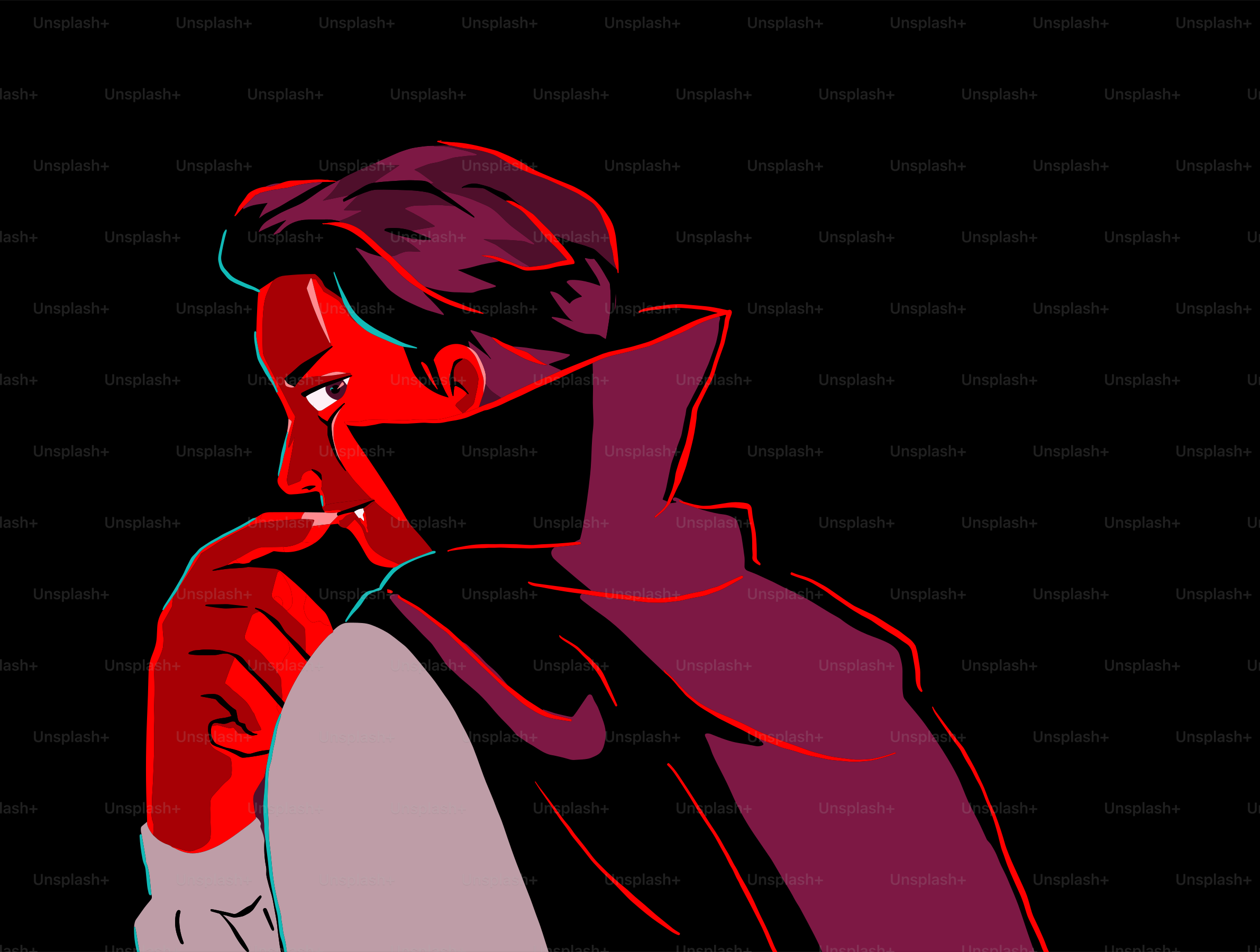 Une femme en robe noire et blanche parle au téléphone portable