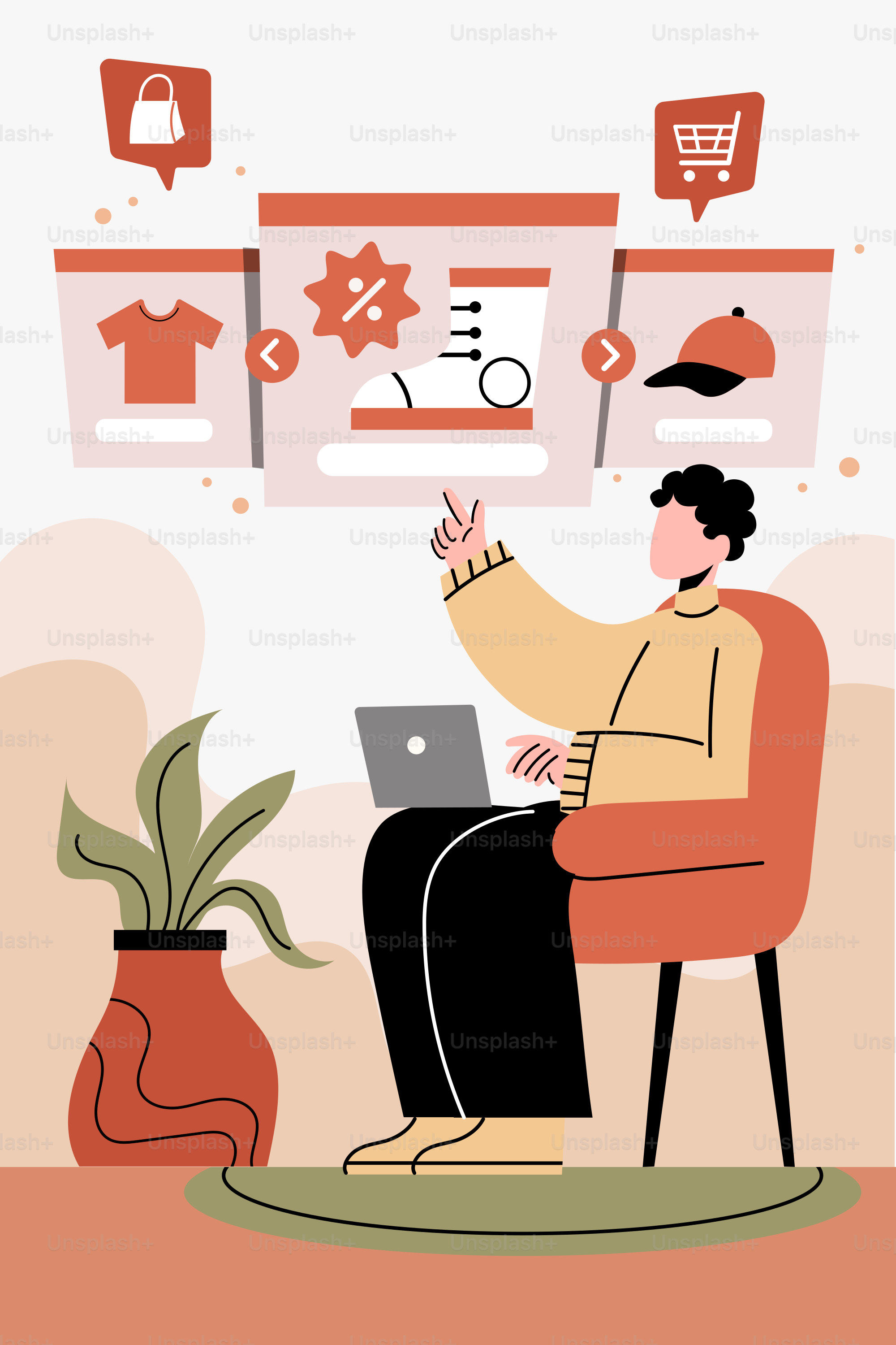 A man sitting in a chair with a laptop