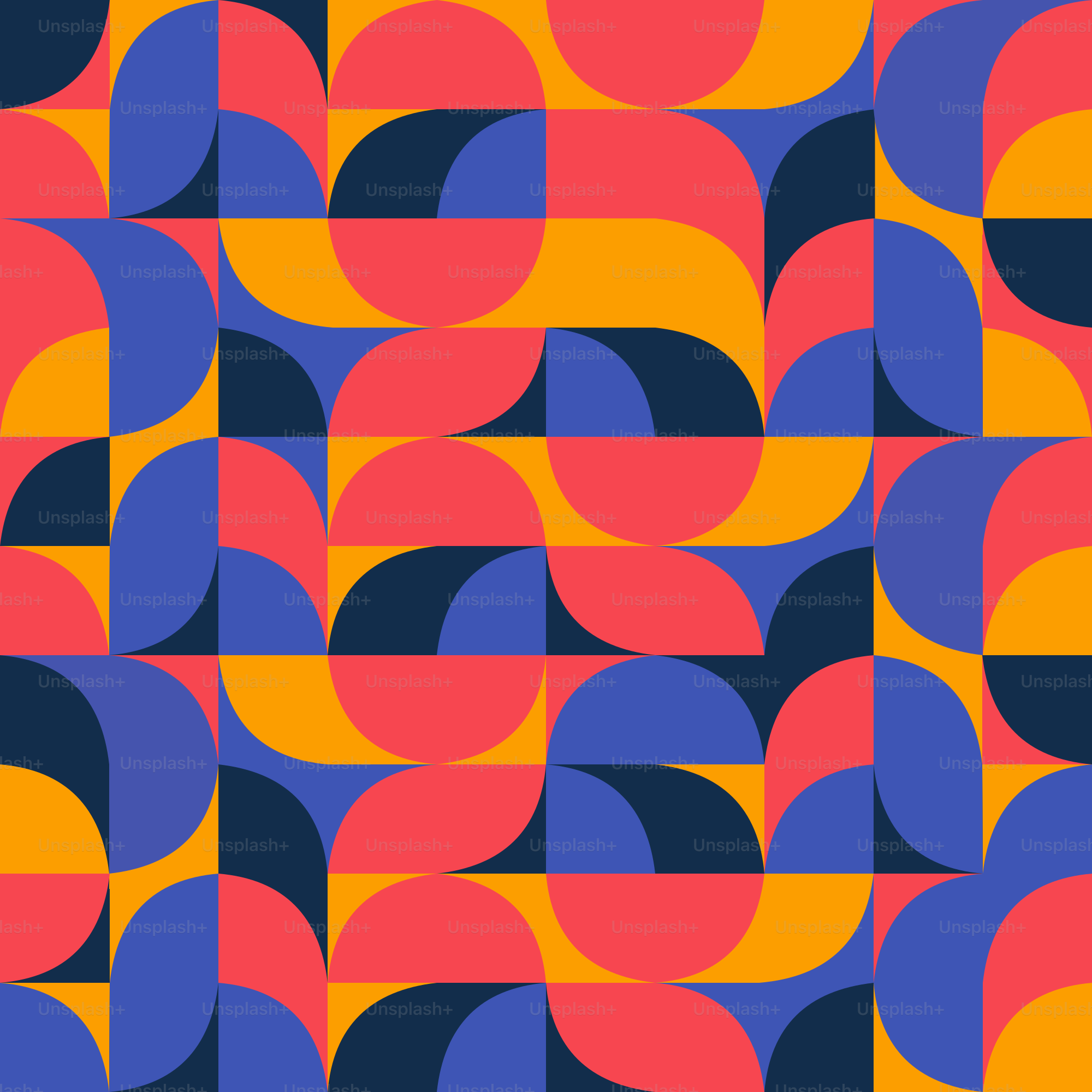 A colorful pattern with different shapes and colors
