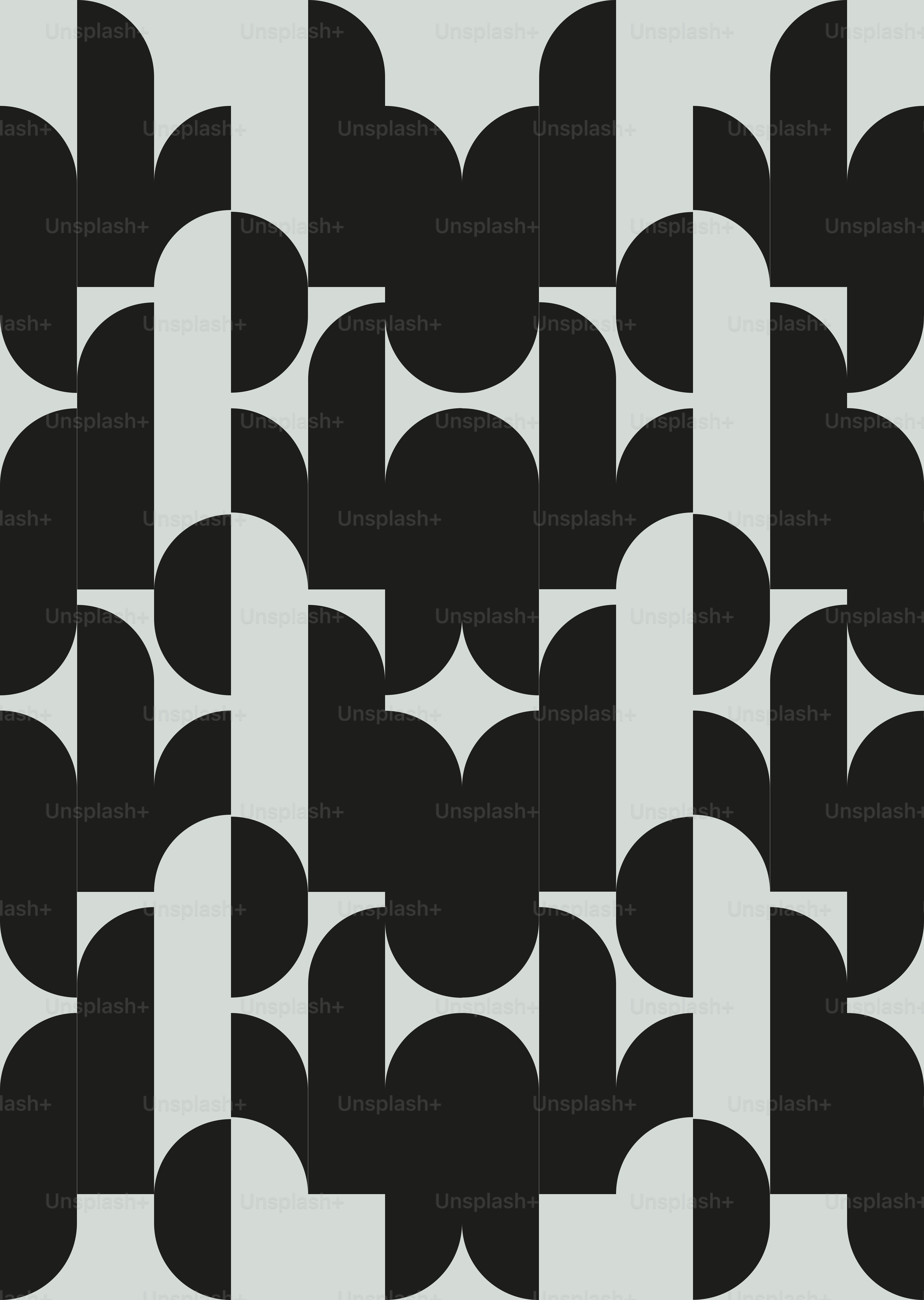 Un motif géométrique noir et blanc avec des lignes