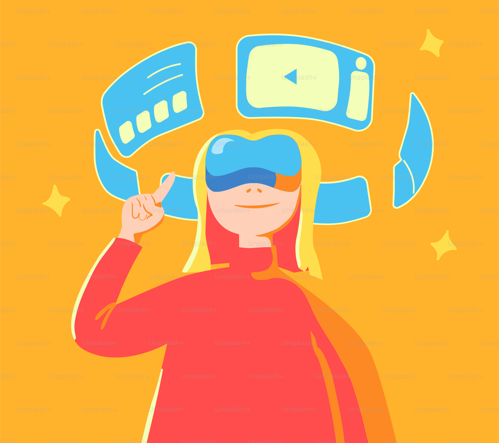 A woman in a red dress holding a cell phone