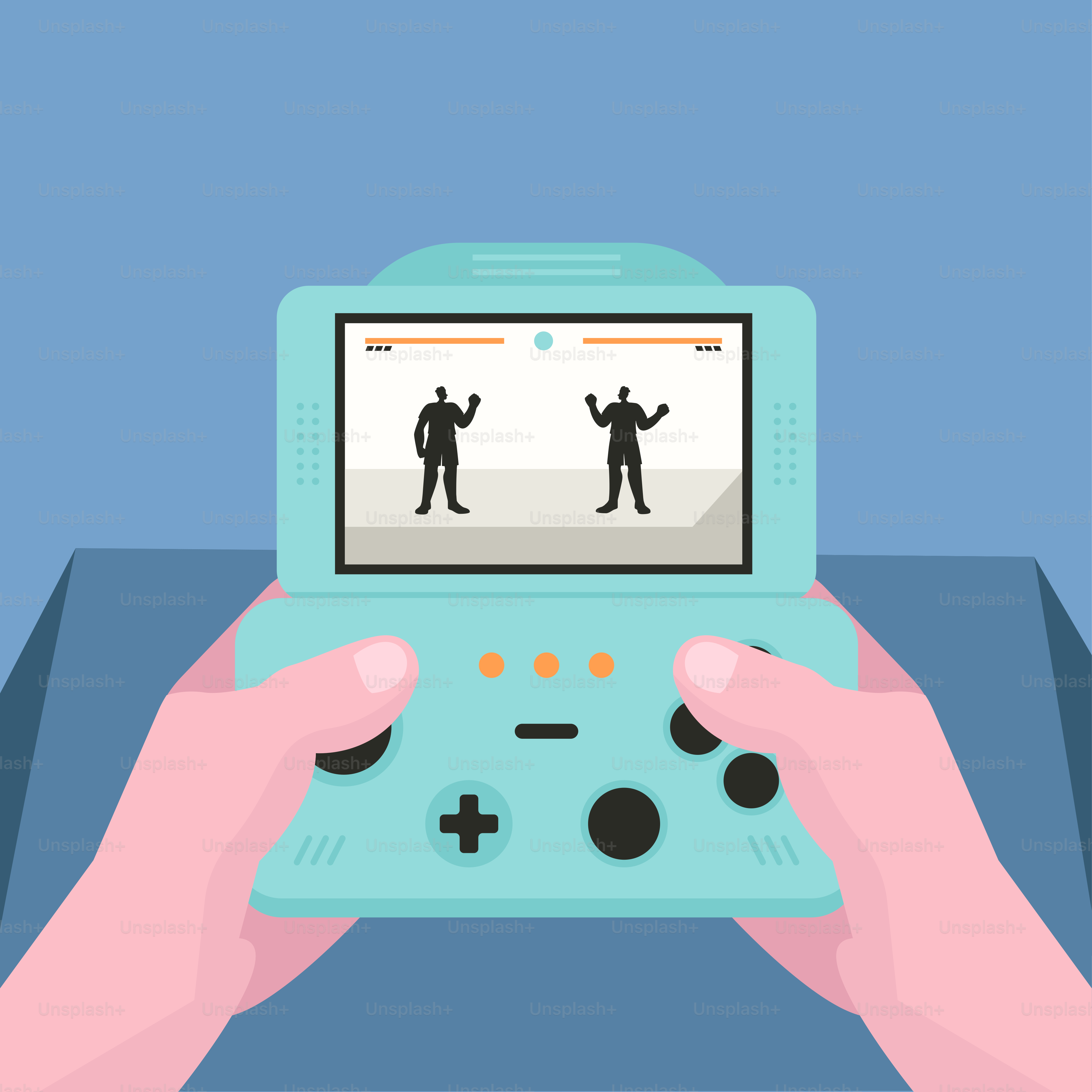 Una persona sosteniendo un mando de videojuegos en las manos
