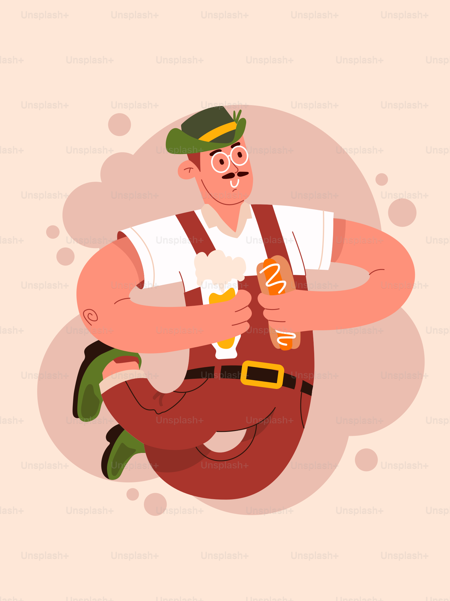 Un homme avec une bière à la main