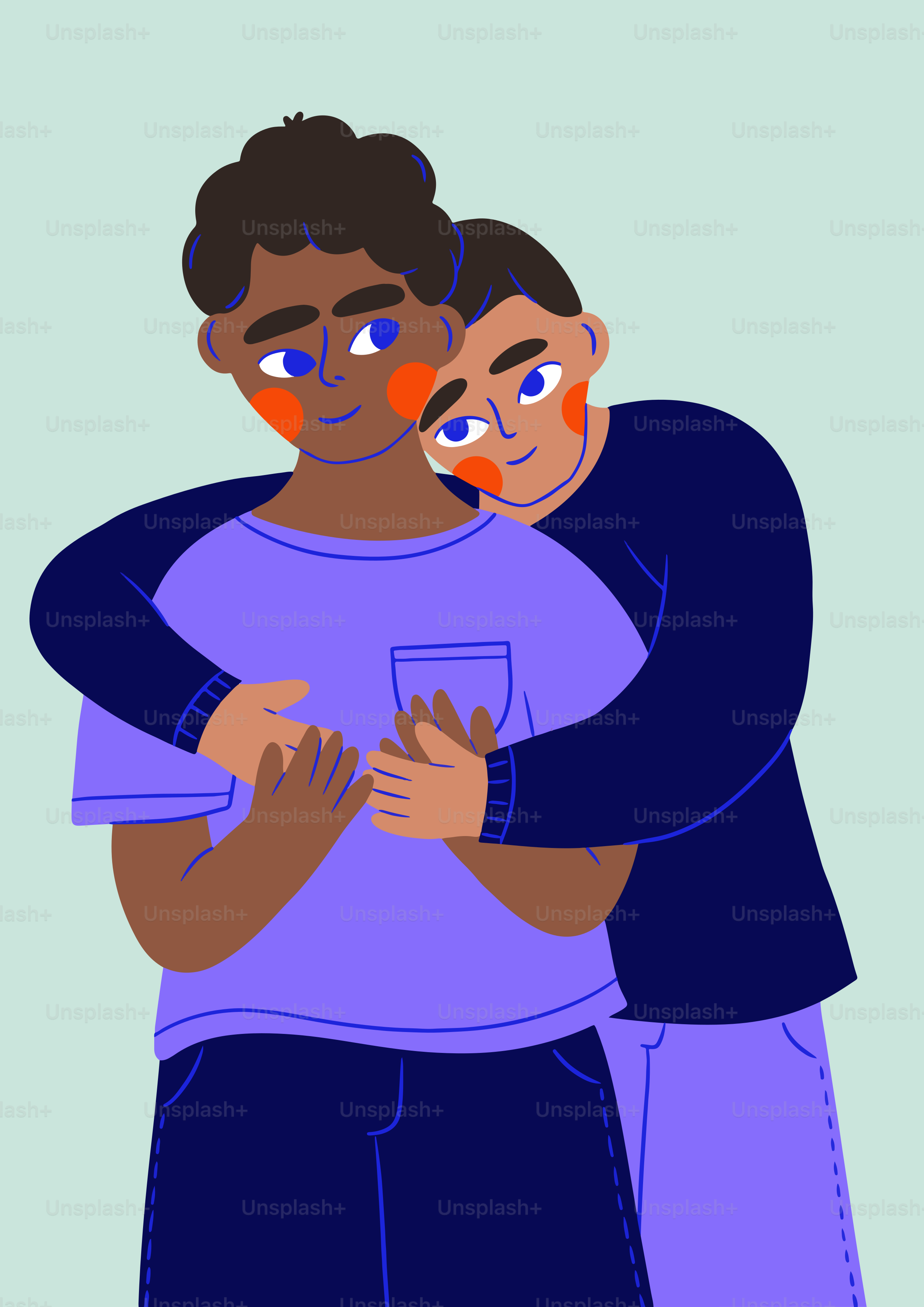 A group of people hugging each other vector – Inclusion Image on Unsplash