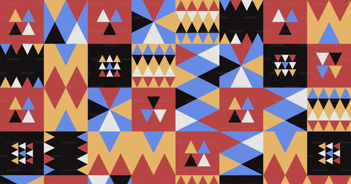 Triangles Pattern 5 Triangles A colorful pattern of triangles and triangles vector – Wallpaper Image ...