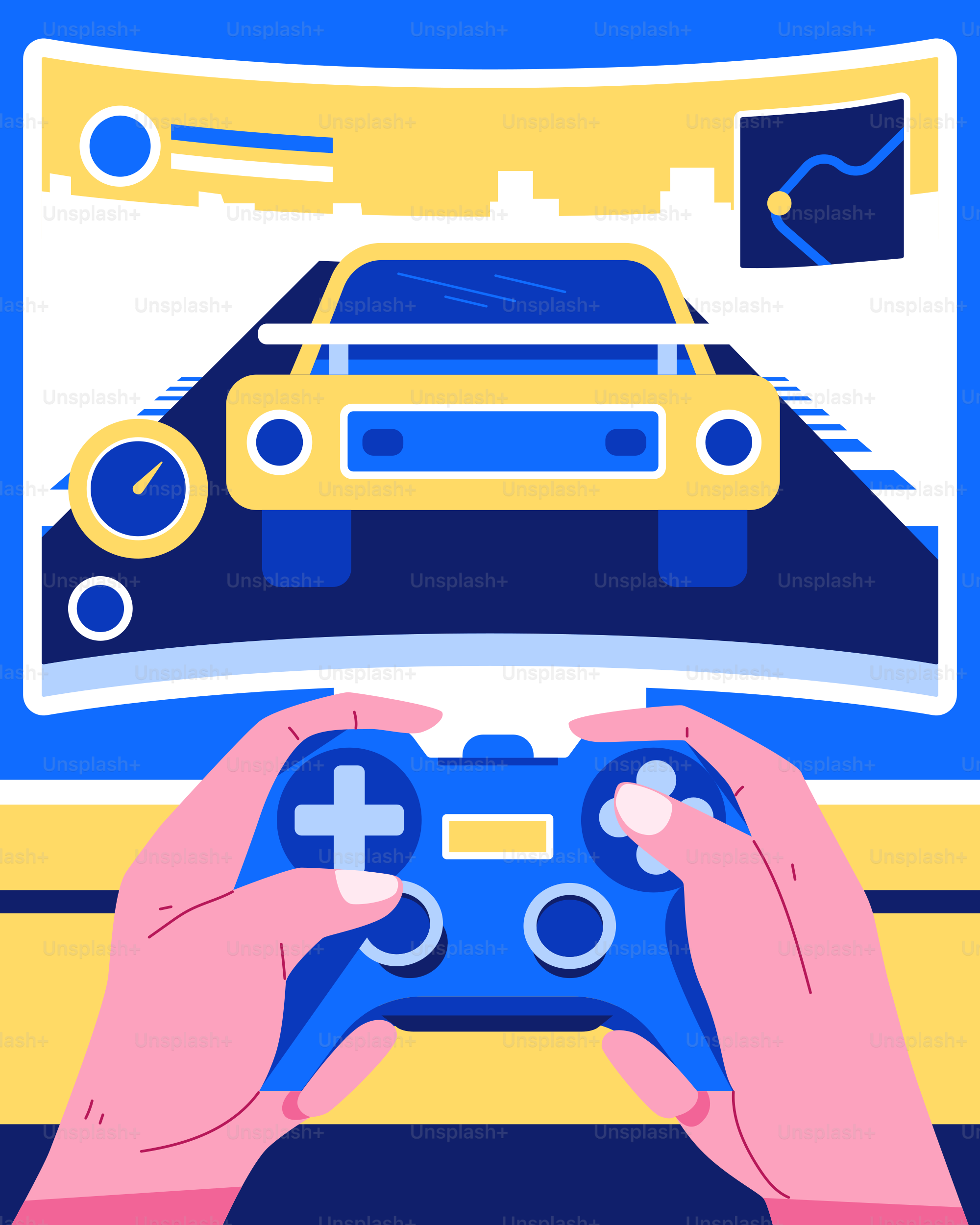 A person holding a game controller in front of a TV