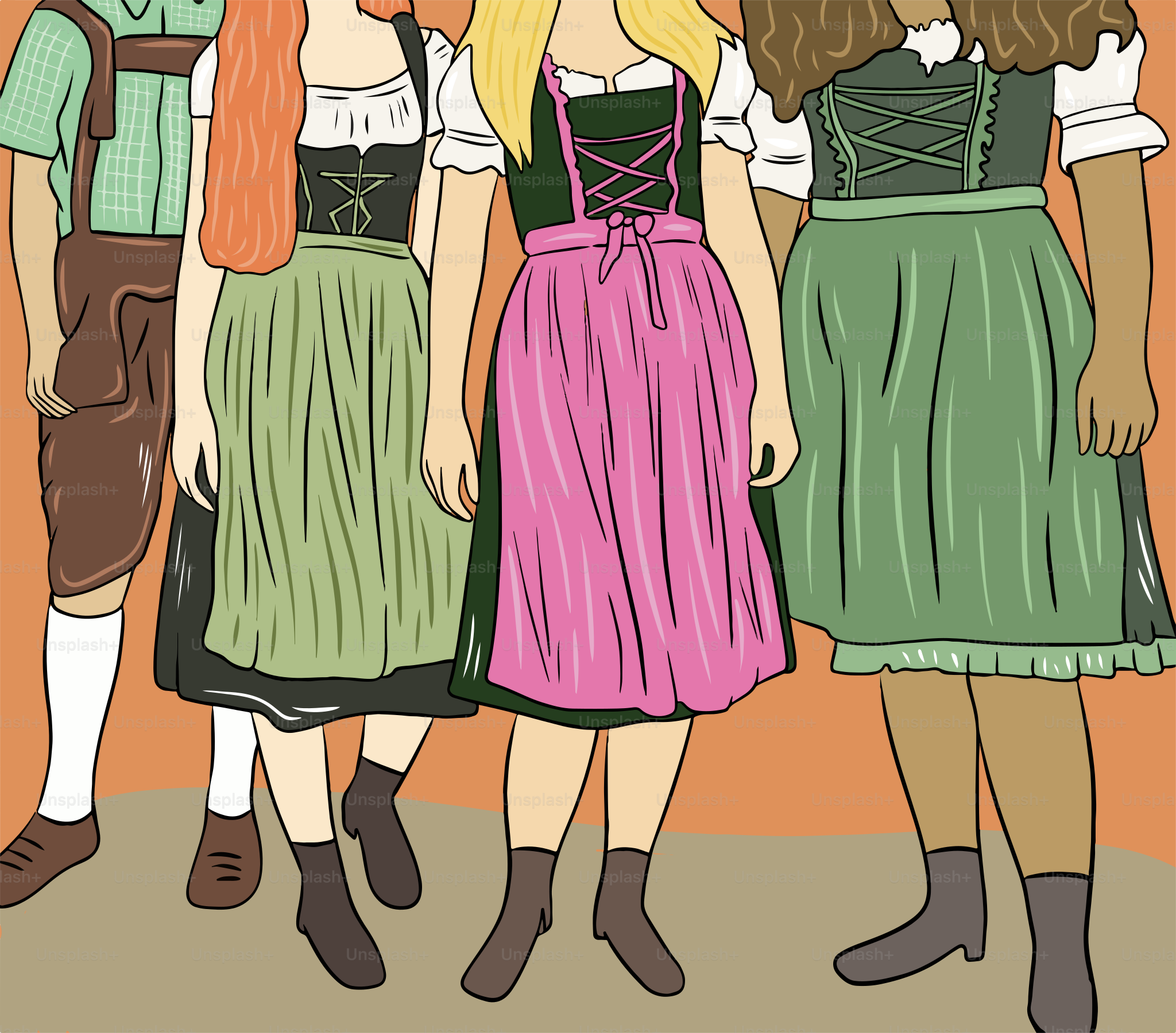 A group of people standing next to each other