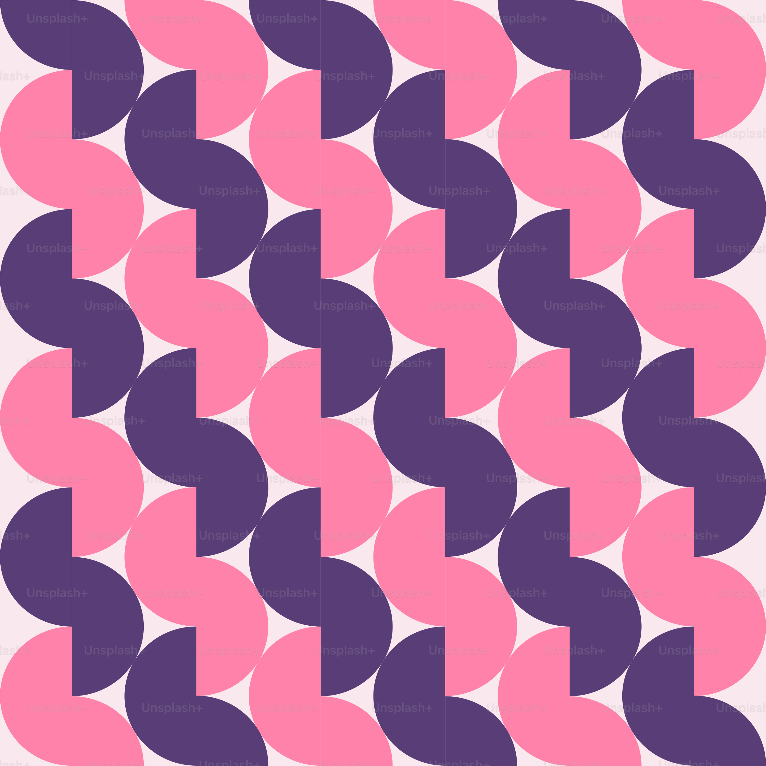 A pink, purple and black pattern on a white background
