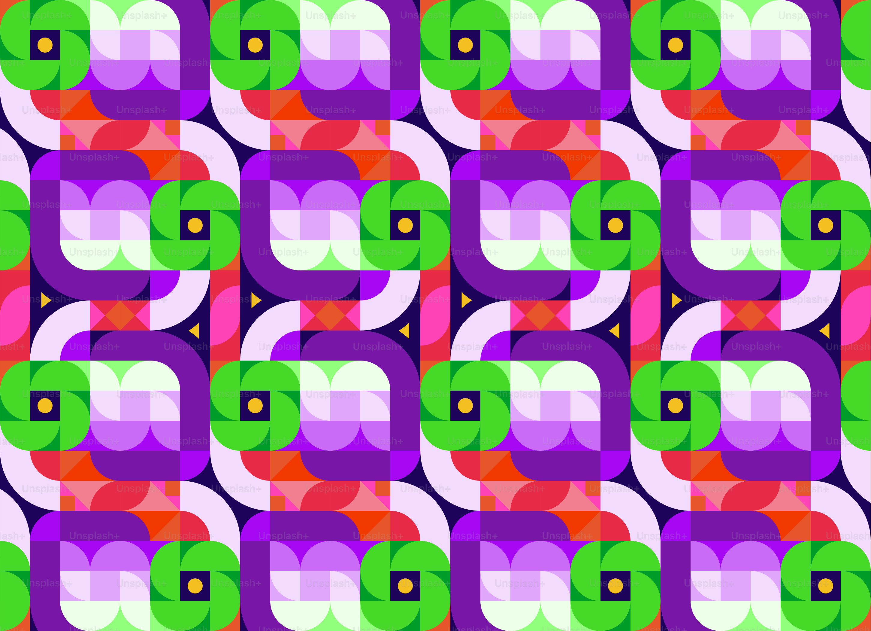 A colorful pattern with many different shapes vector – Pattern Image on ...
