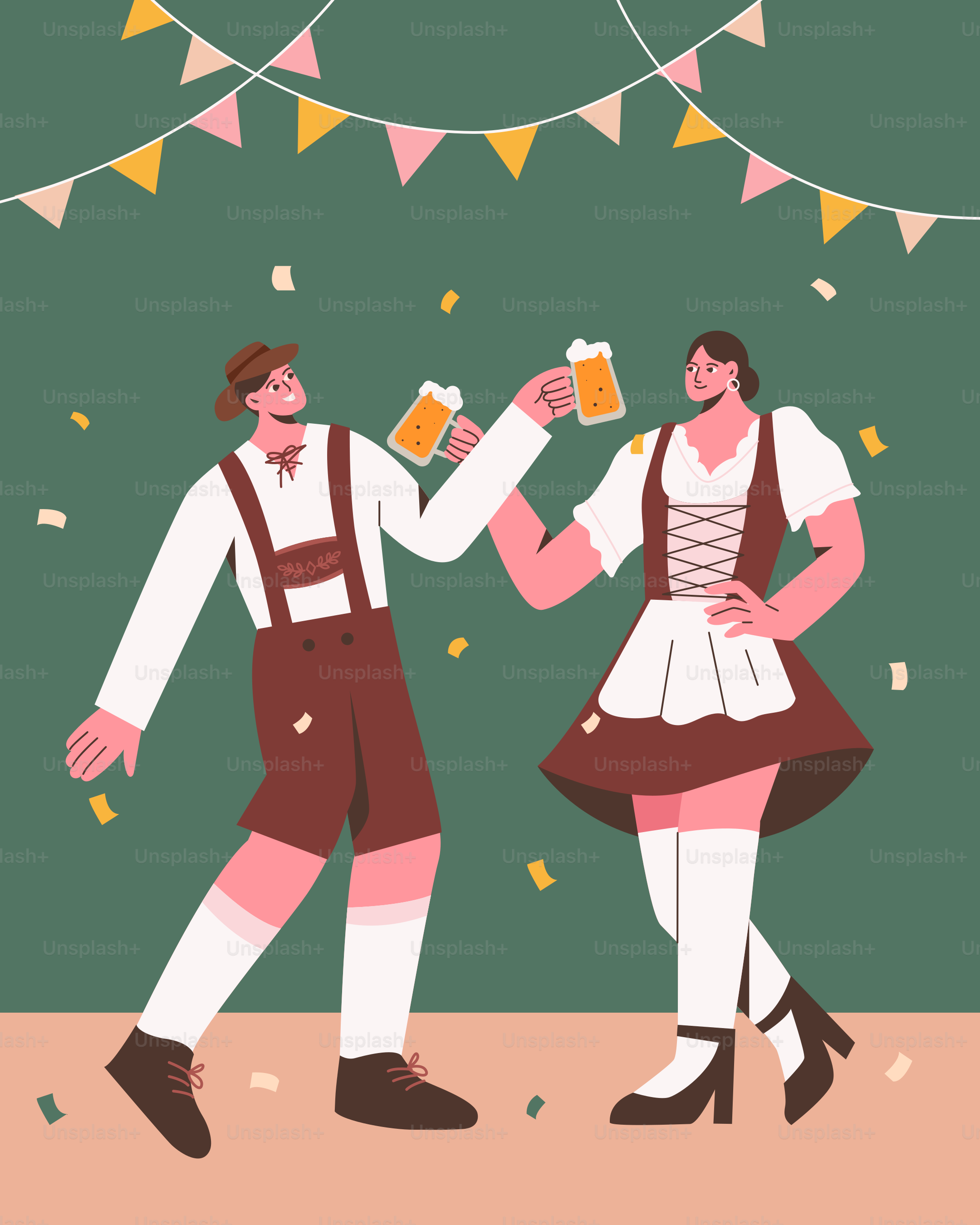 A couple of people standing next to each other