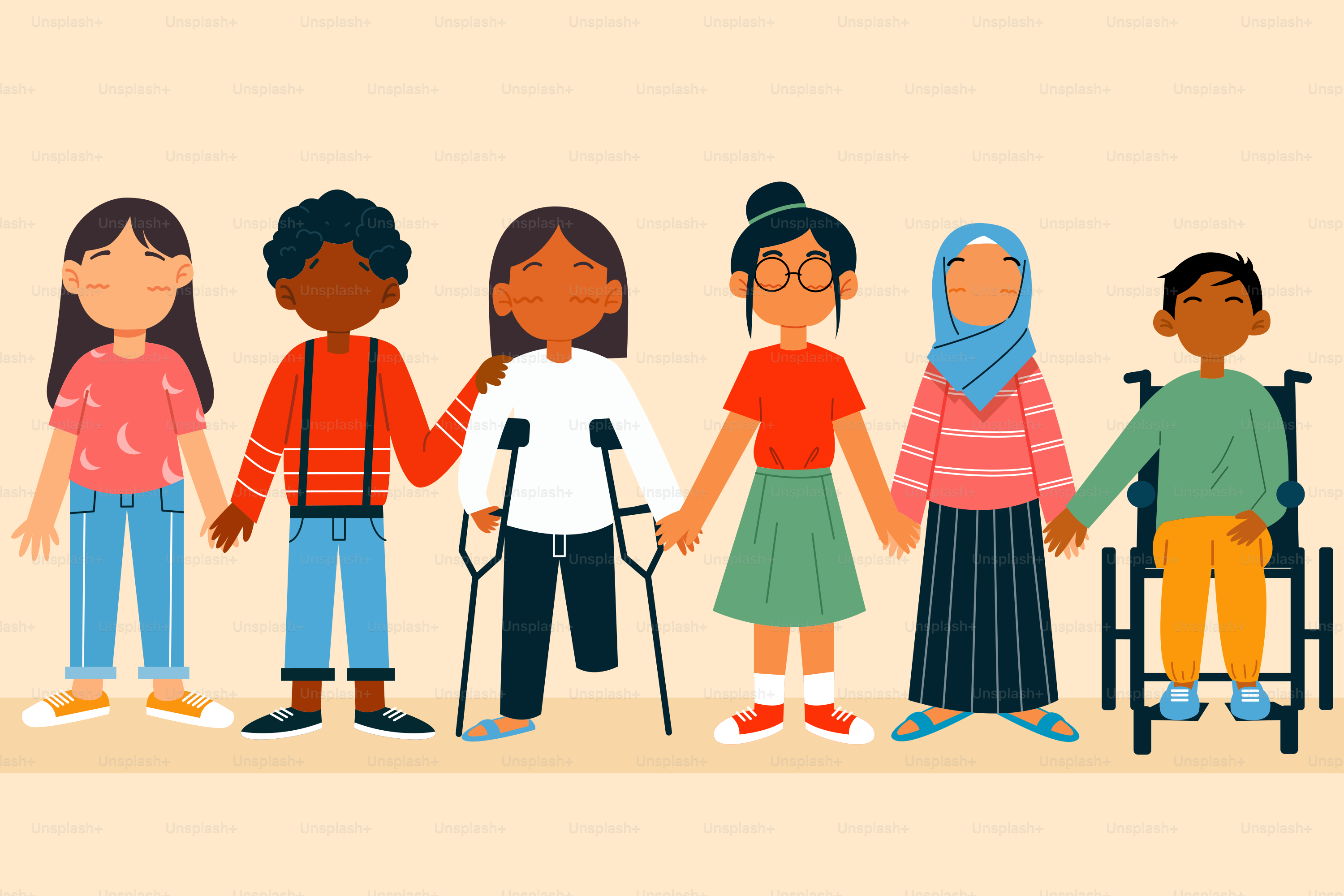 A group of people standing next to each other