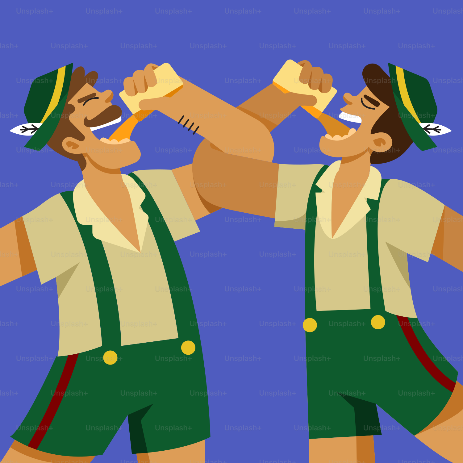 Deux hommes debout l’un à côté de l’autre