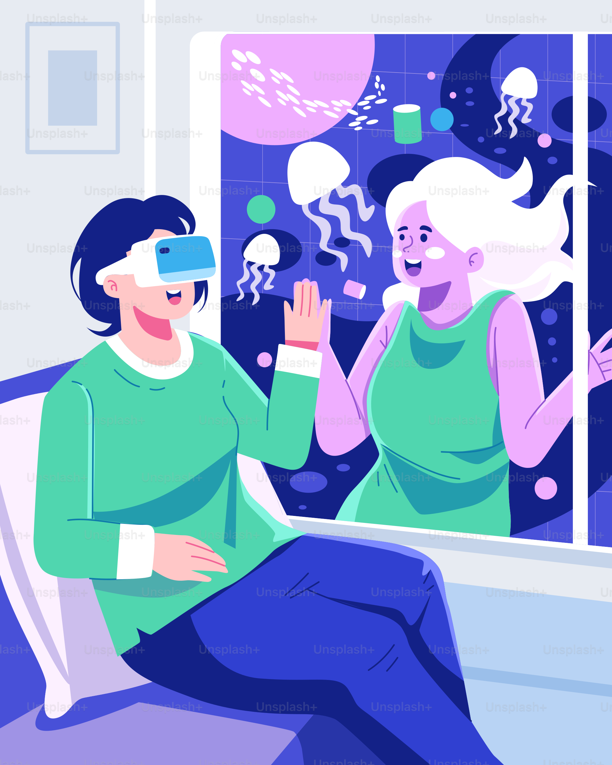 A man and a woman sitting on a couch watching a movie