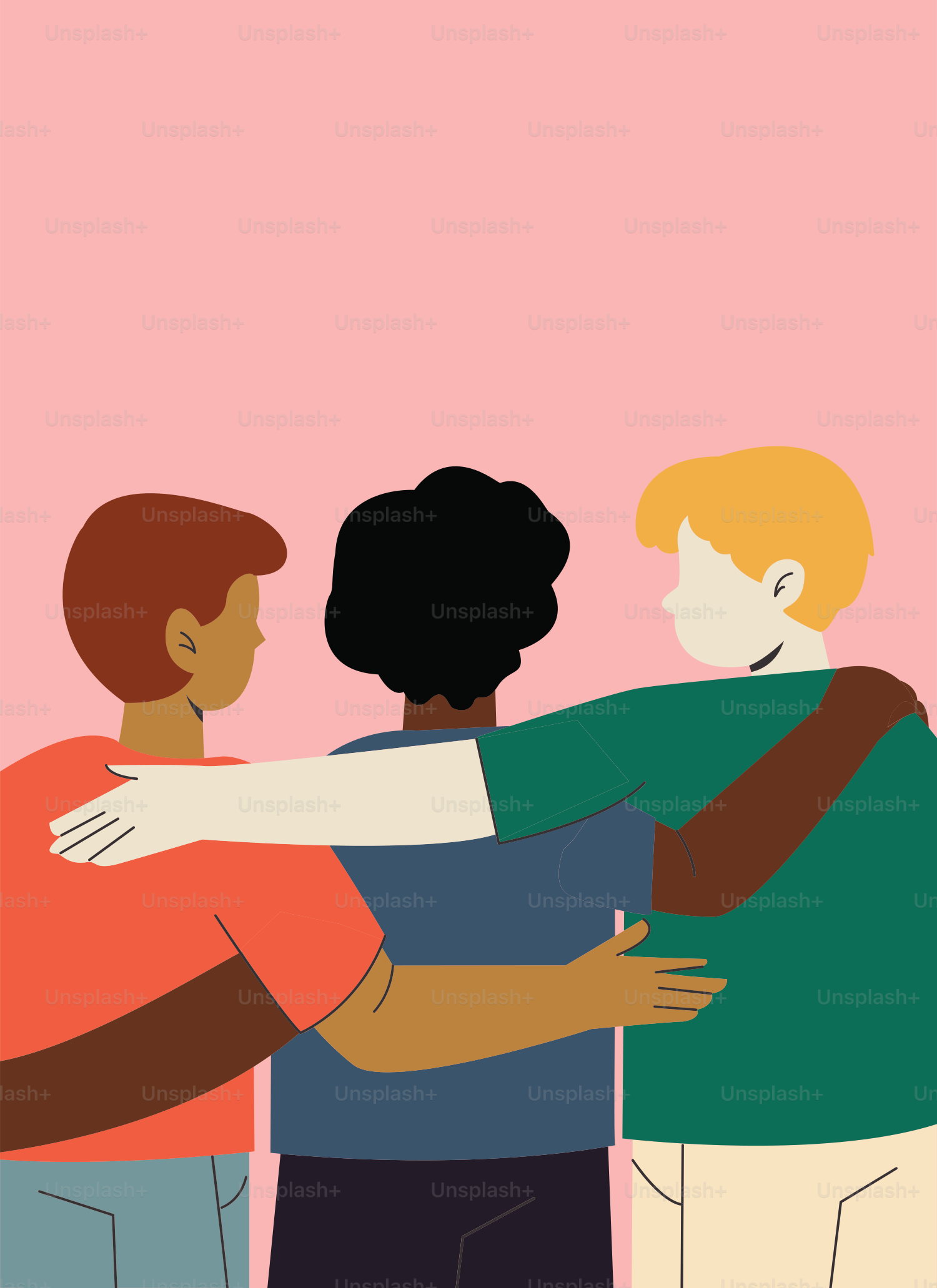A group of people standing next to each other