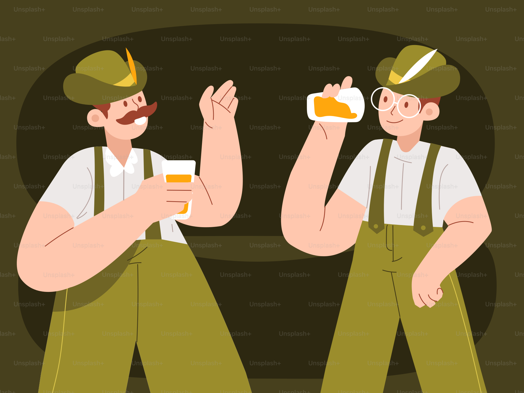 Deux hommes debout l’un à côté de l’autre