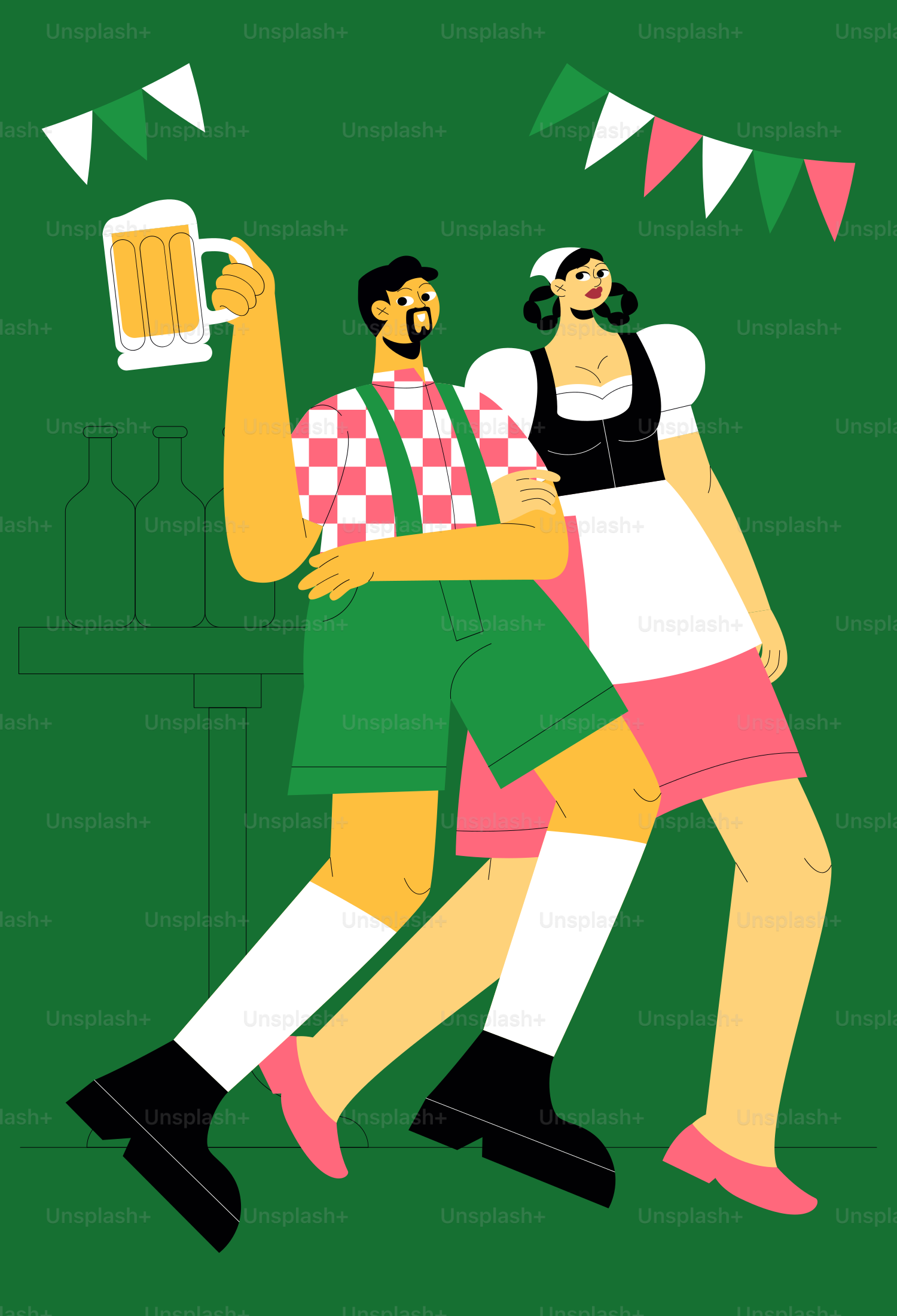 A couple of people standing next to each other