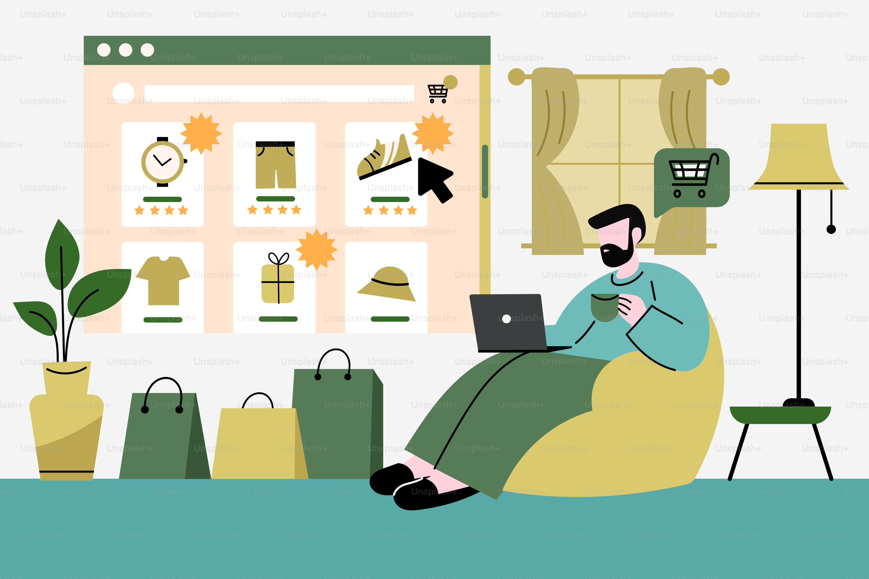 A man sitting in a chair with a laptop