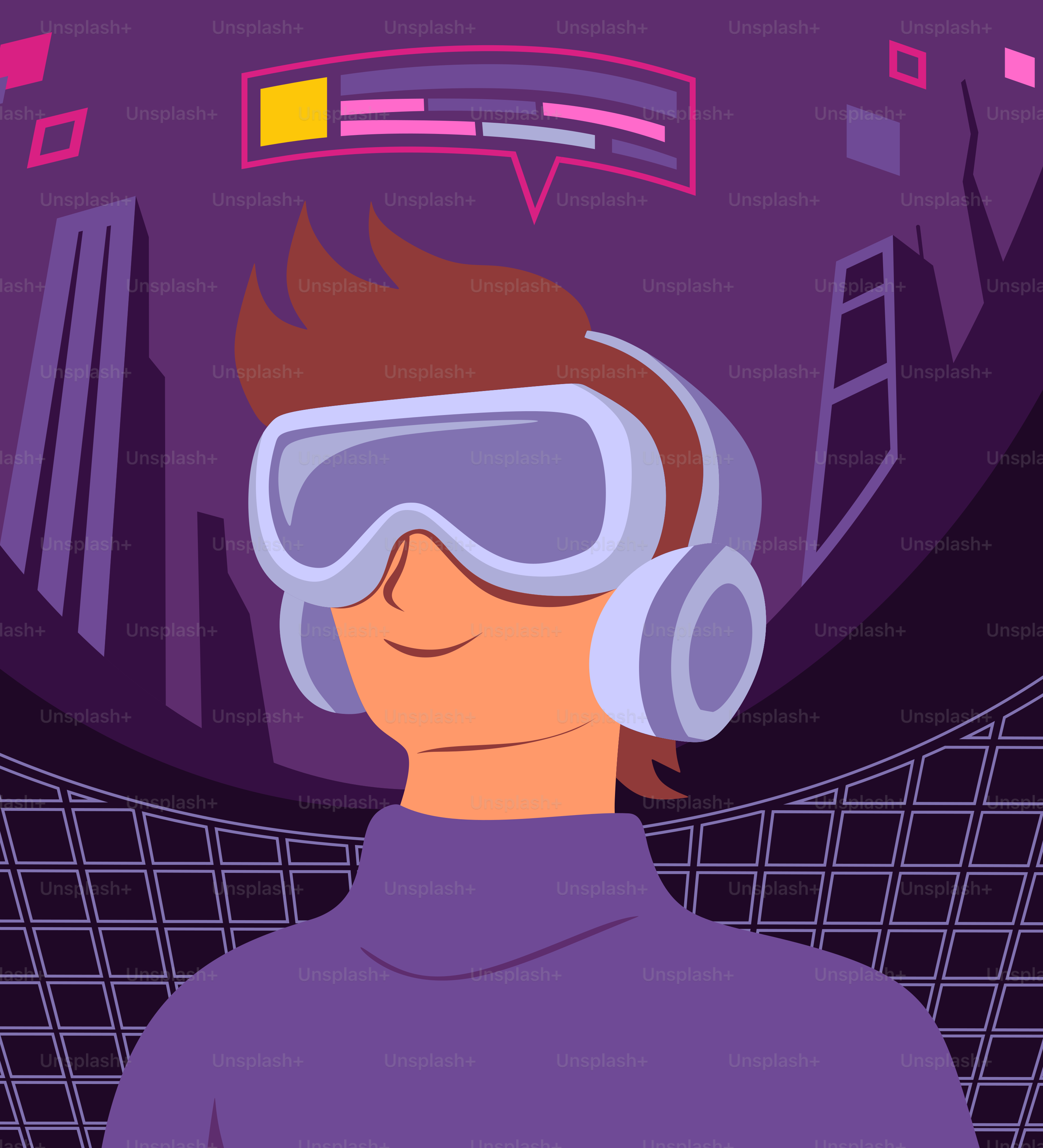 A man wearing a pair of virtual glasses