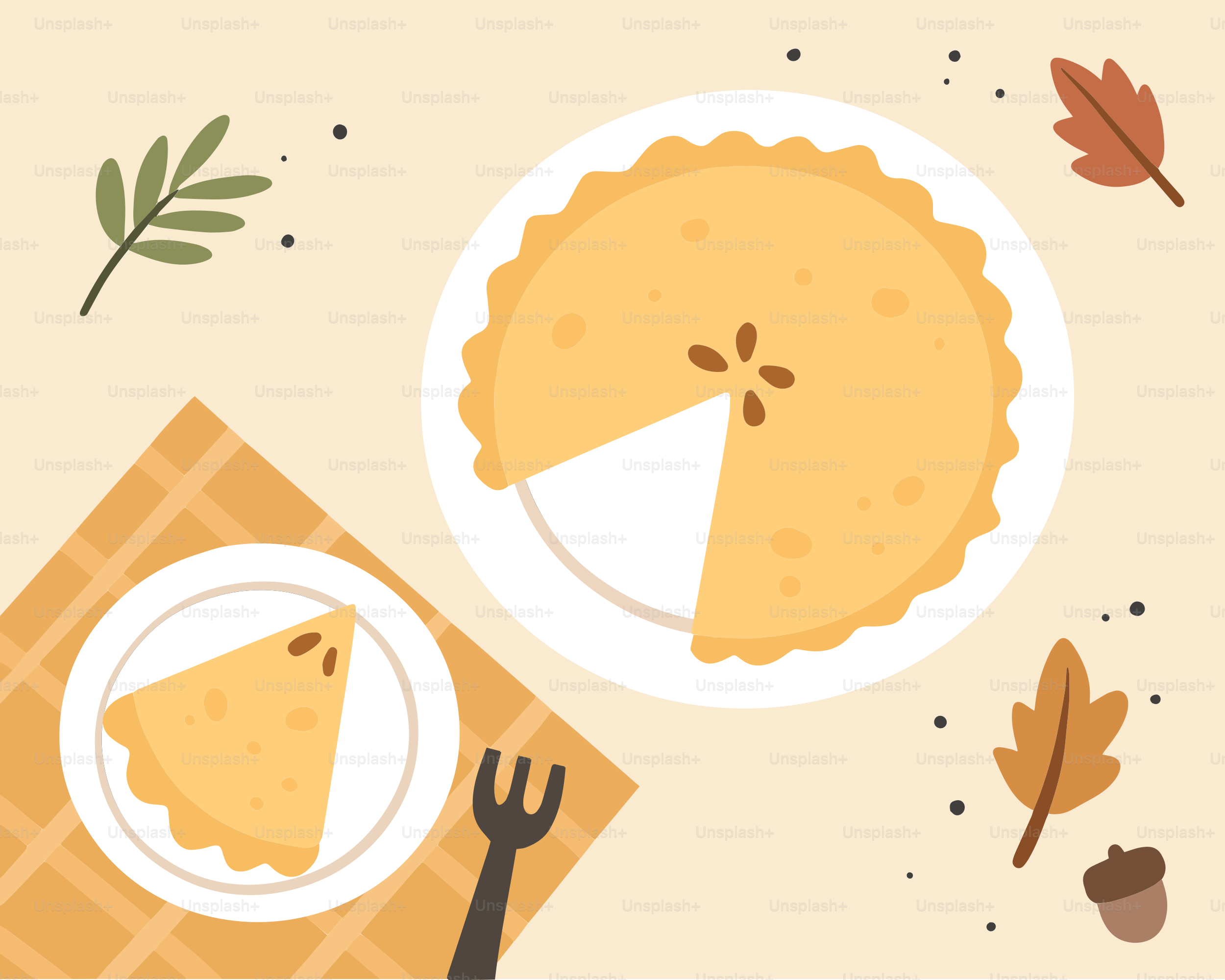 A piece of pie on a plate with a fork