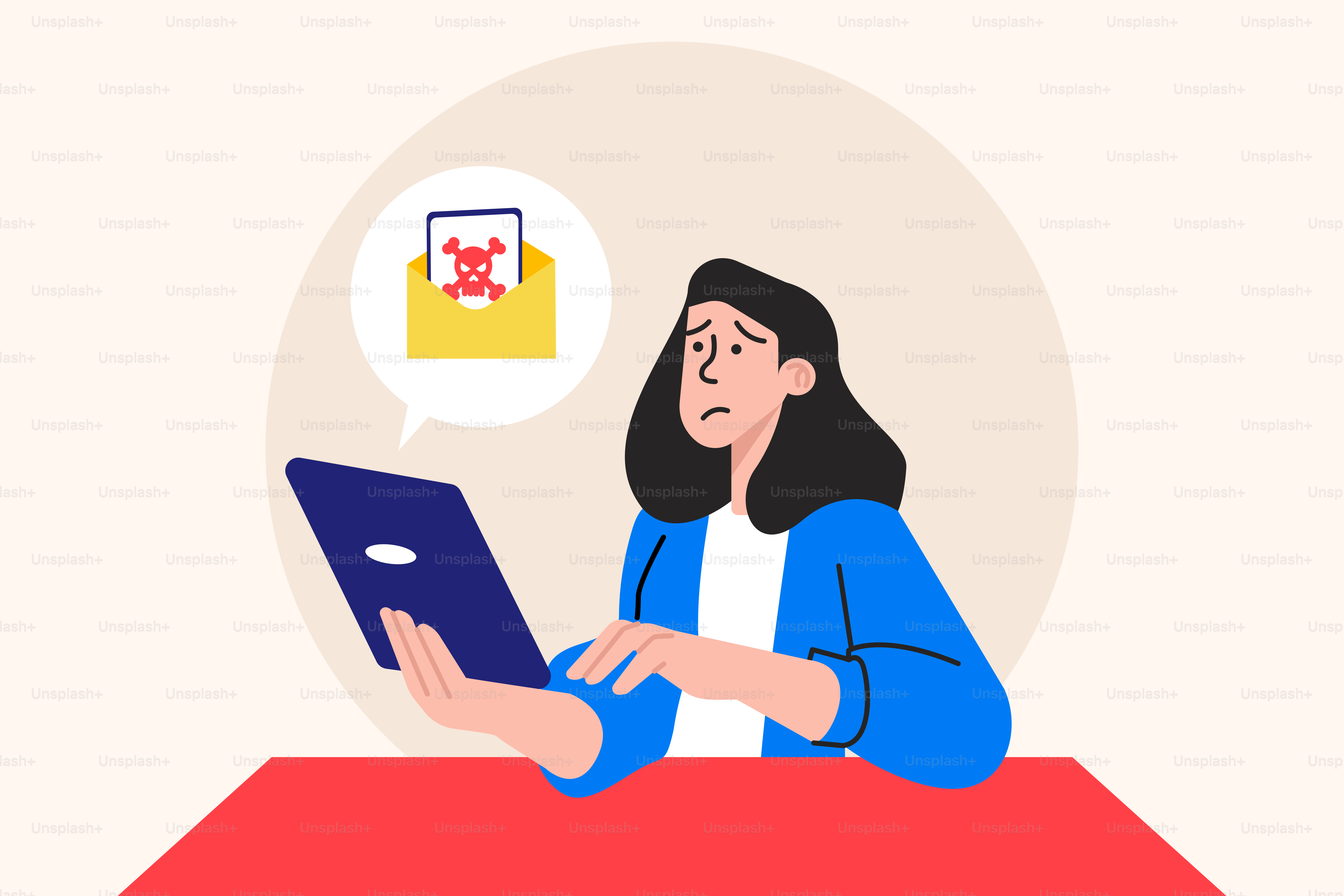 Une femme assise à une table avec un ordinateur portable