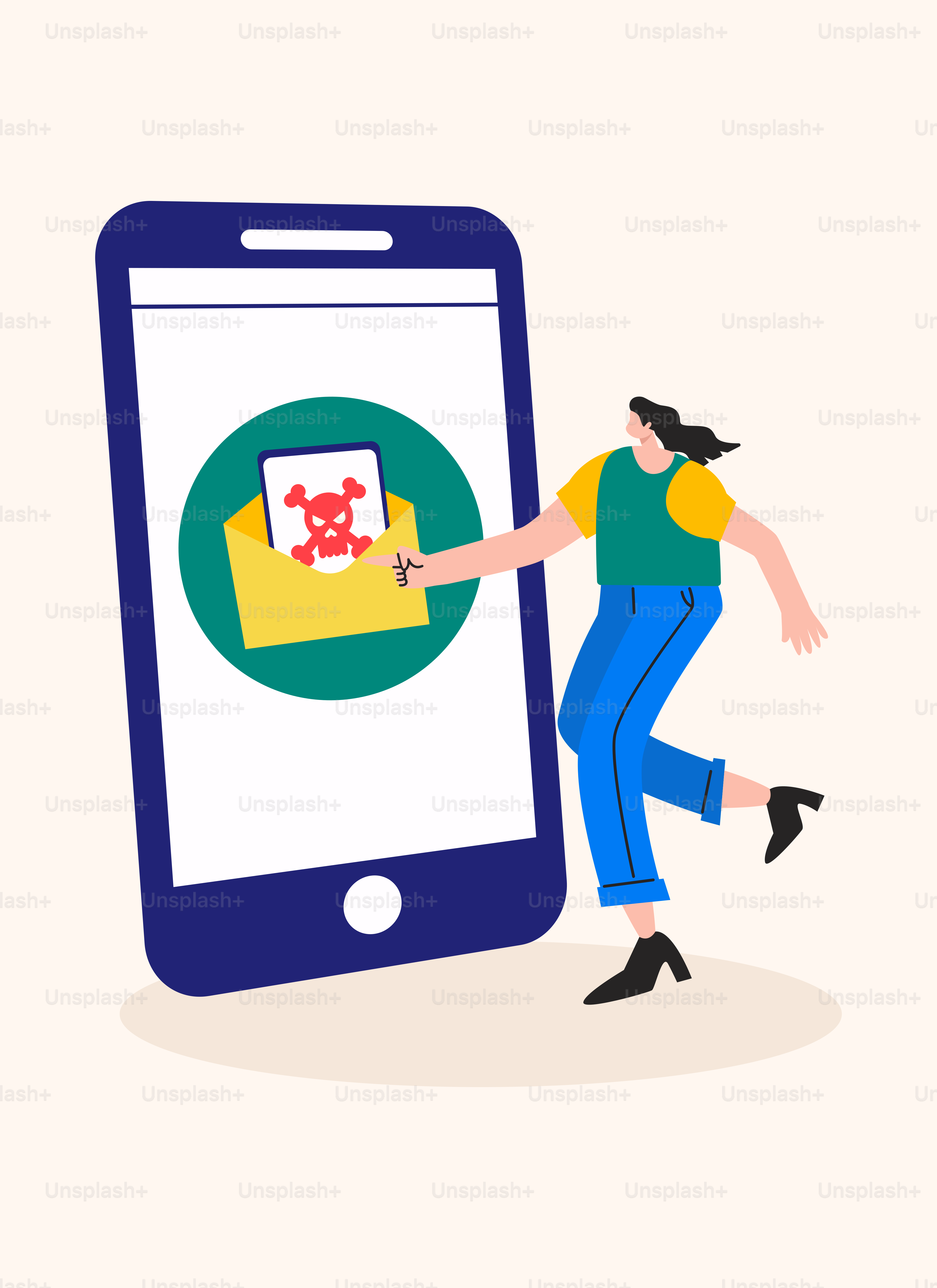 Une personne qui appuie sur un bouton d’un téléphone portable