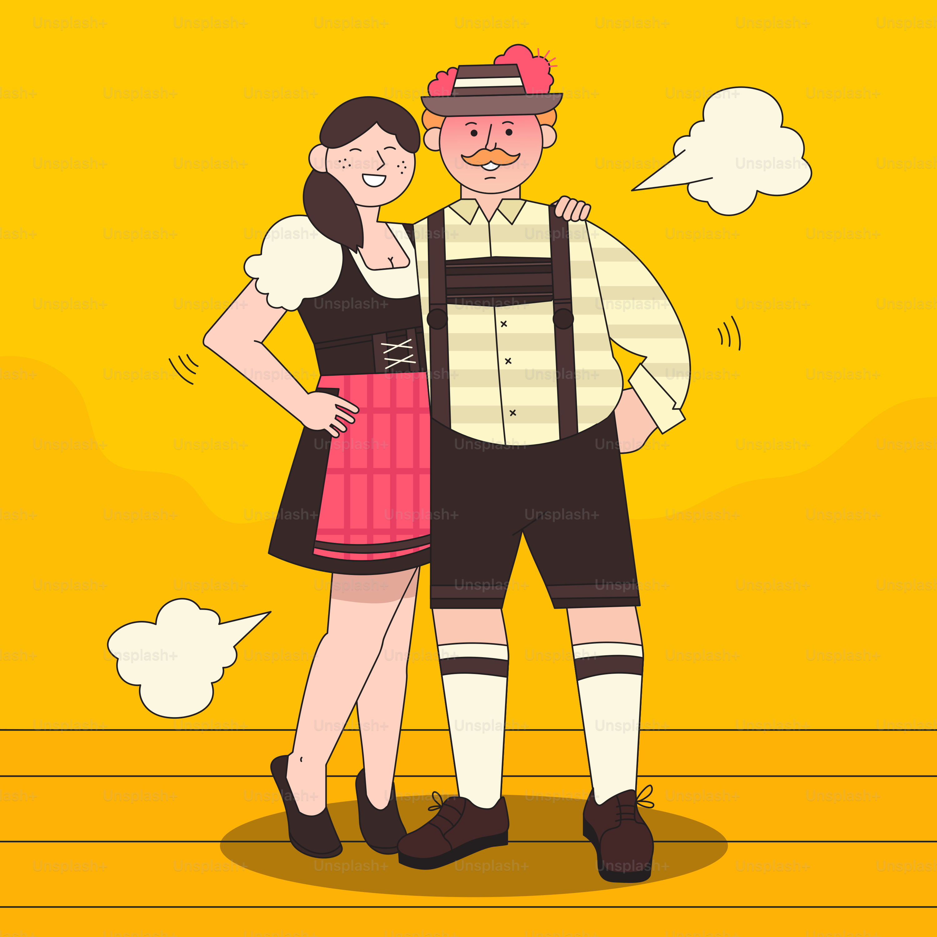 Un homme et une femme debout l’un à côté de l’autre