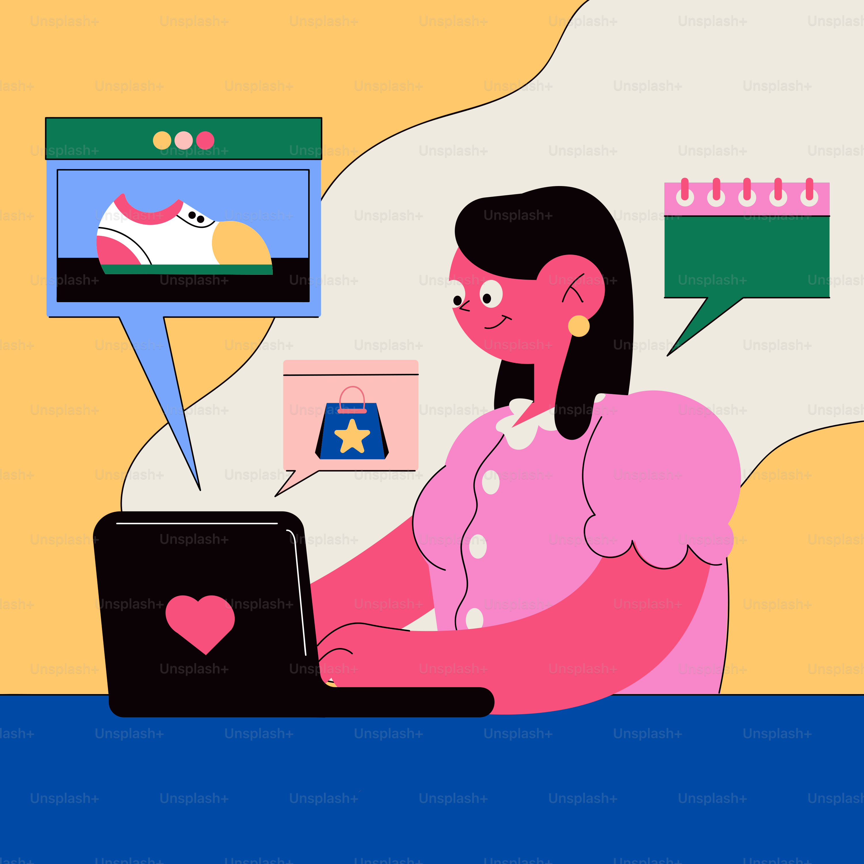 A woman sitting in front of a laptop computer