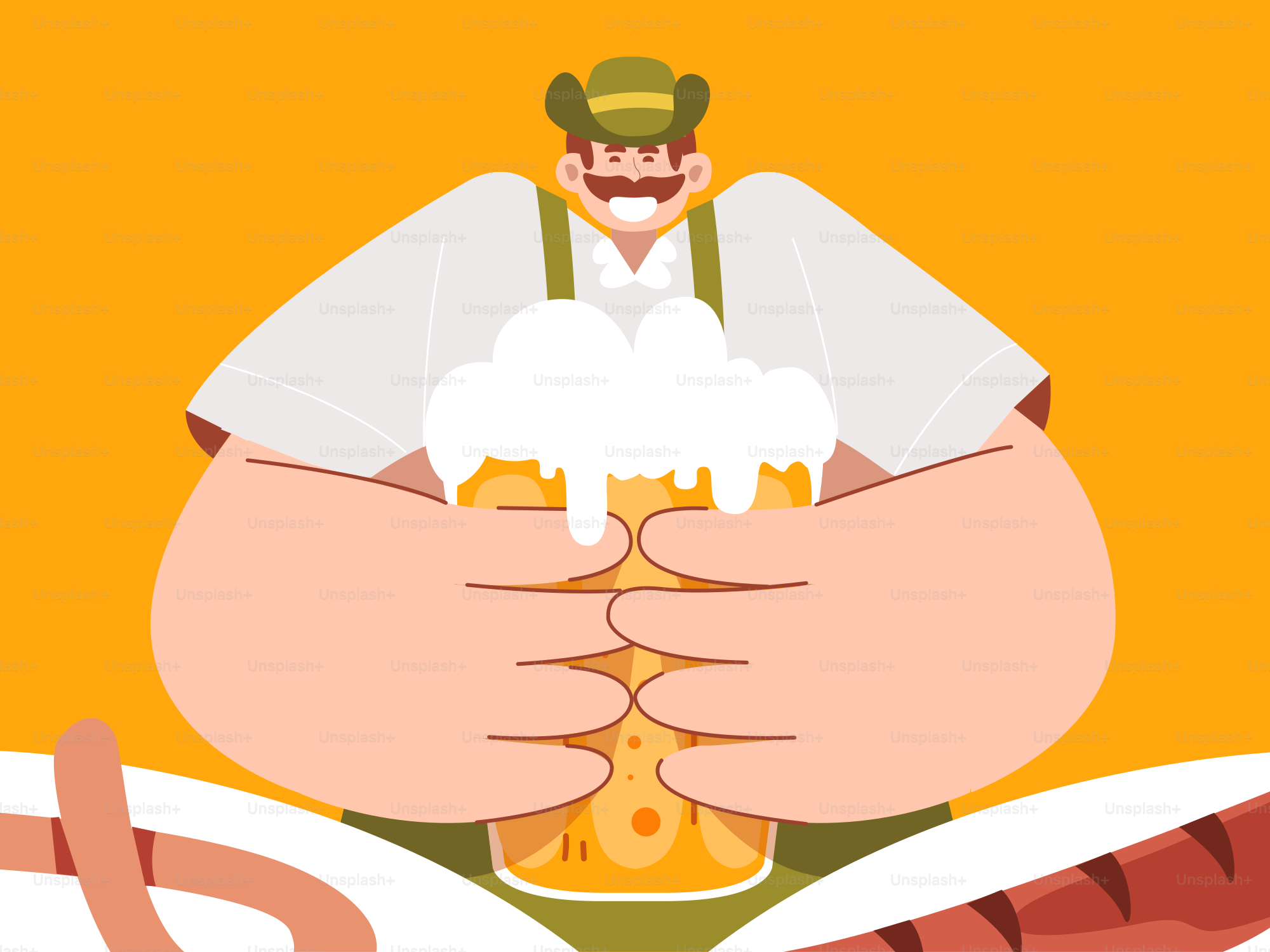 A man holding a beer in his hands