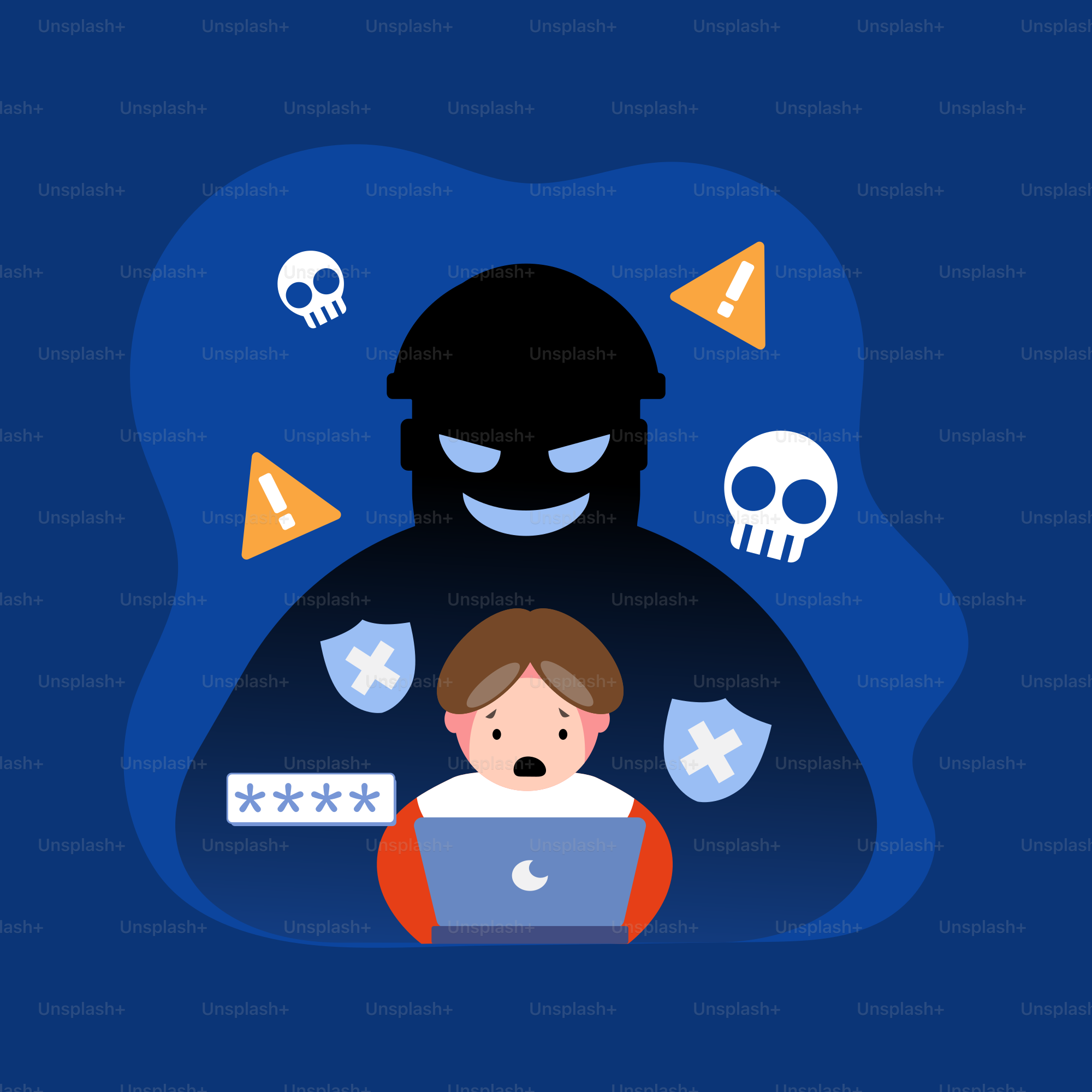 A man sitting in front of a laptop computer