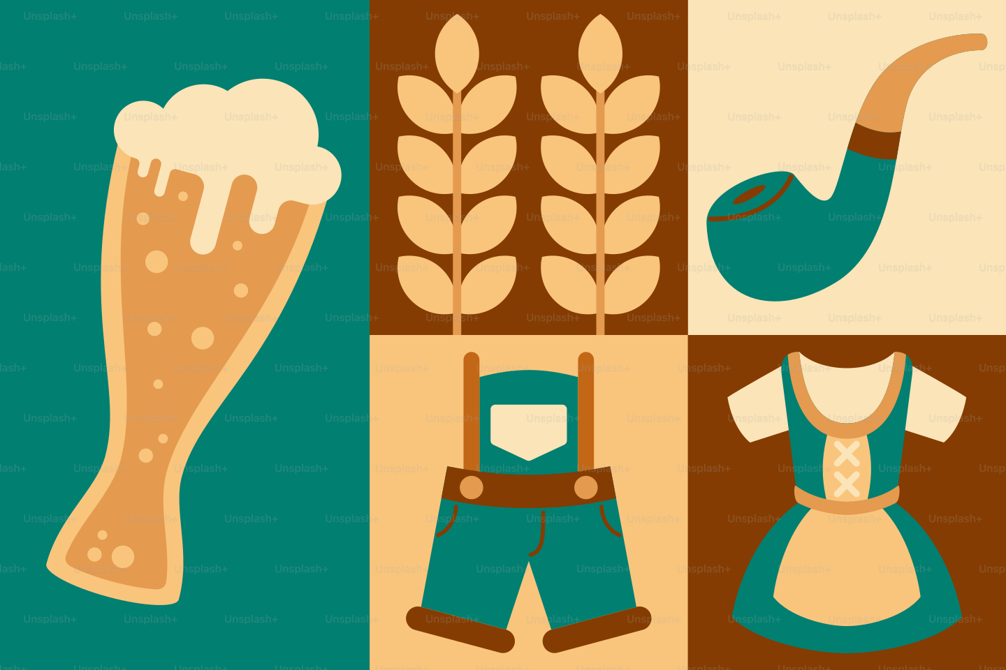 Une photo d’un verre à bière et de quelques objets