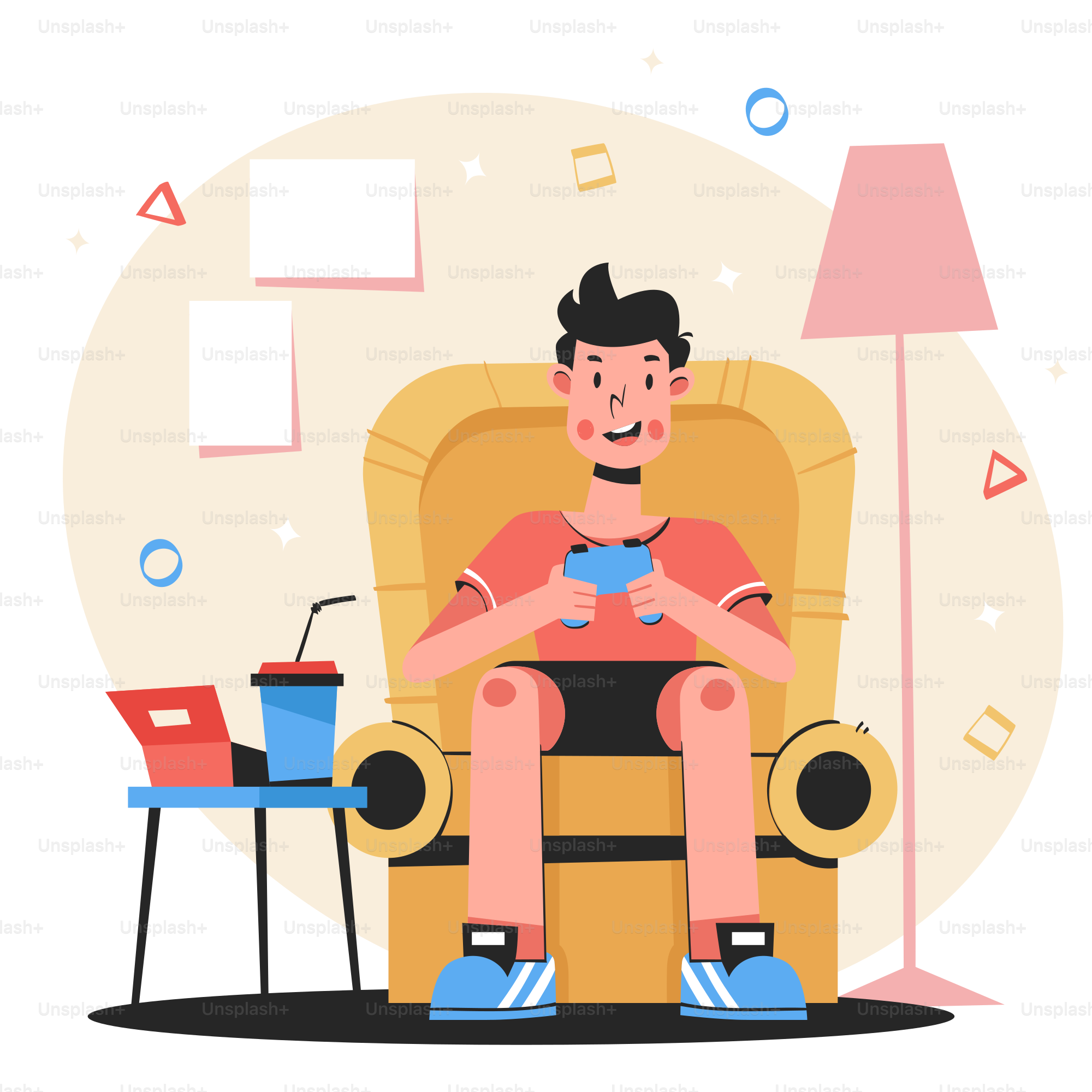 Un homme assis sur une chaise avec une télécommande