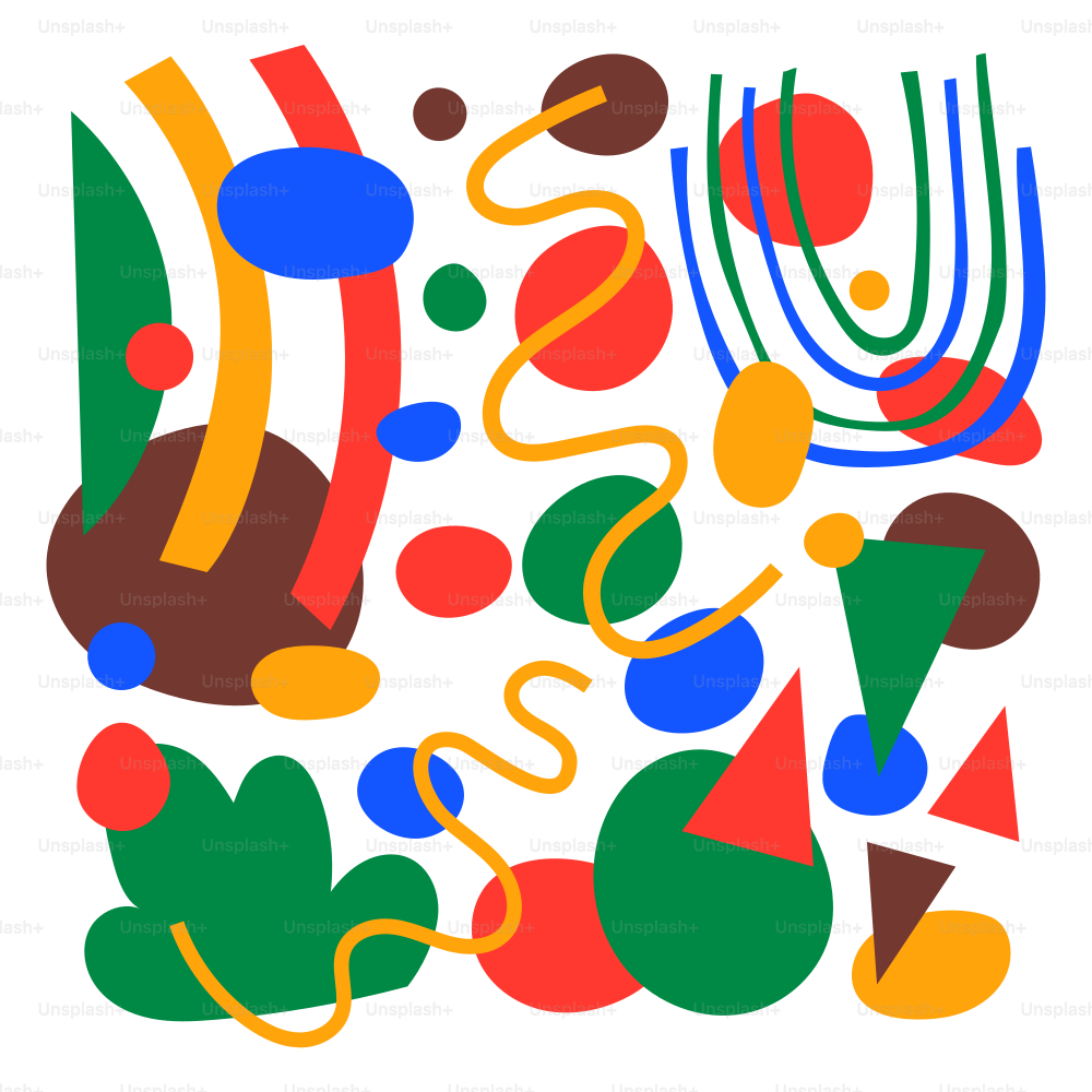 Una imagen de un grupo de formas abstractas