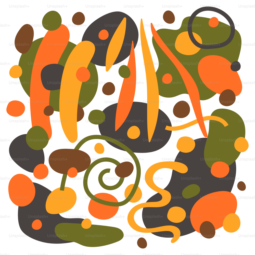 A picture of a group of abstract shapes