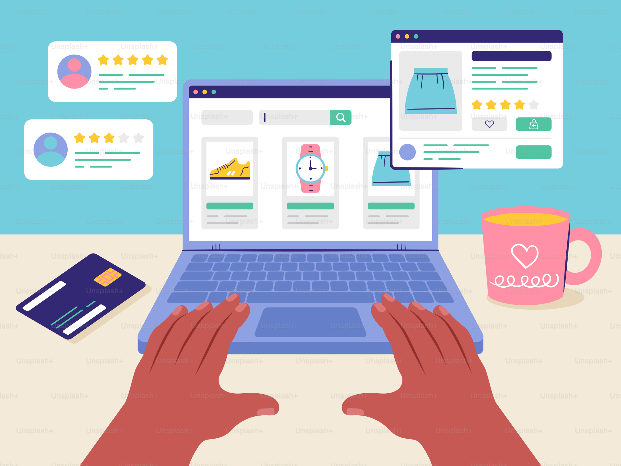 A person using a laptop computer on a desk