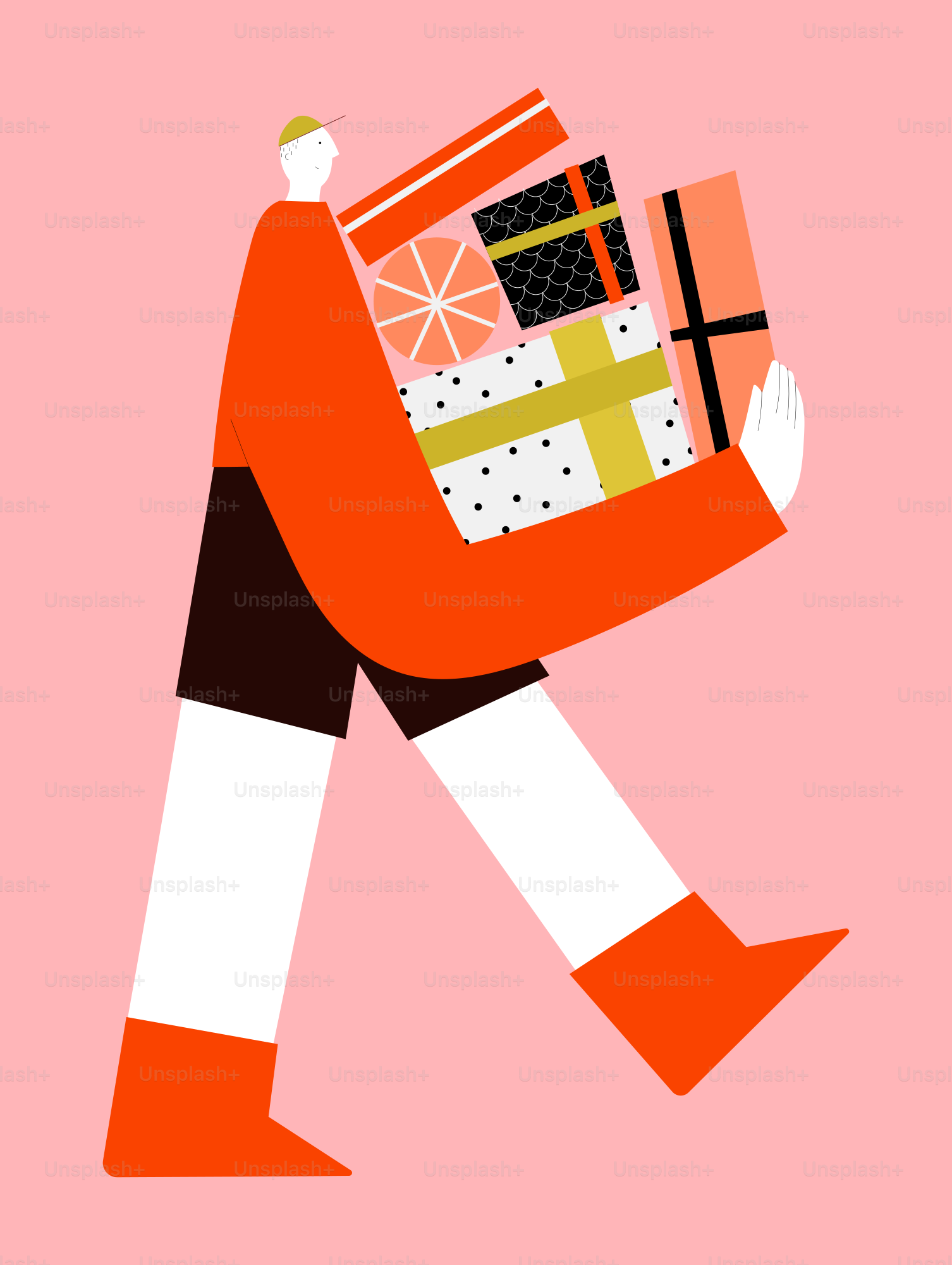 Une personne marchant avec un livre à la main