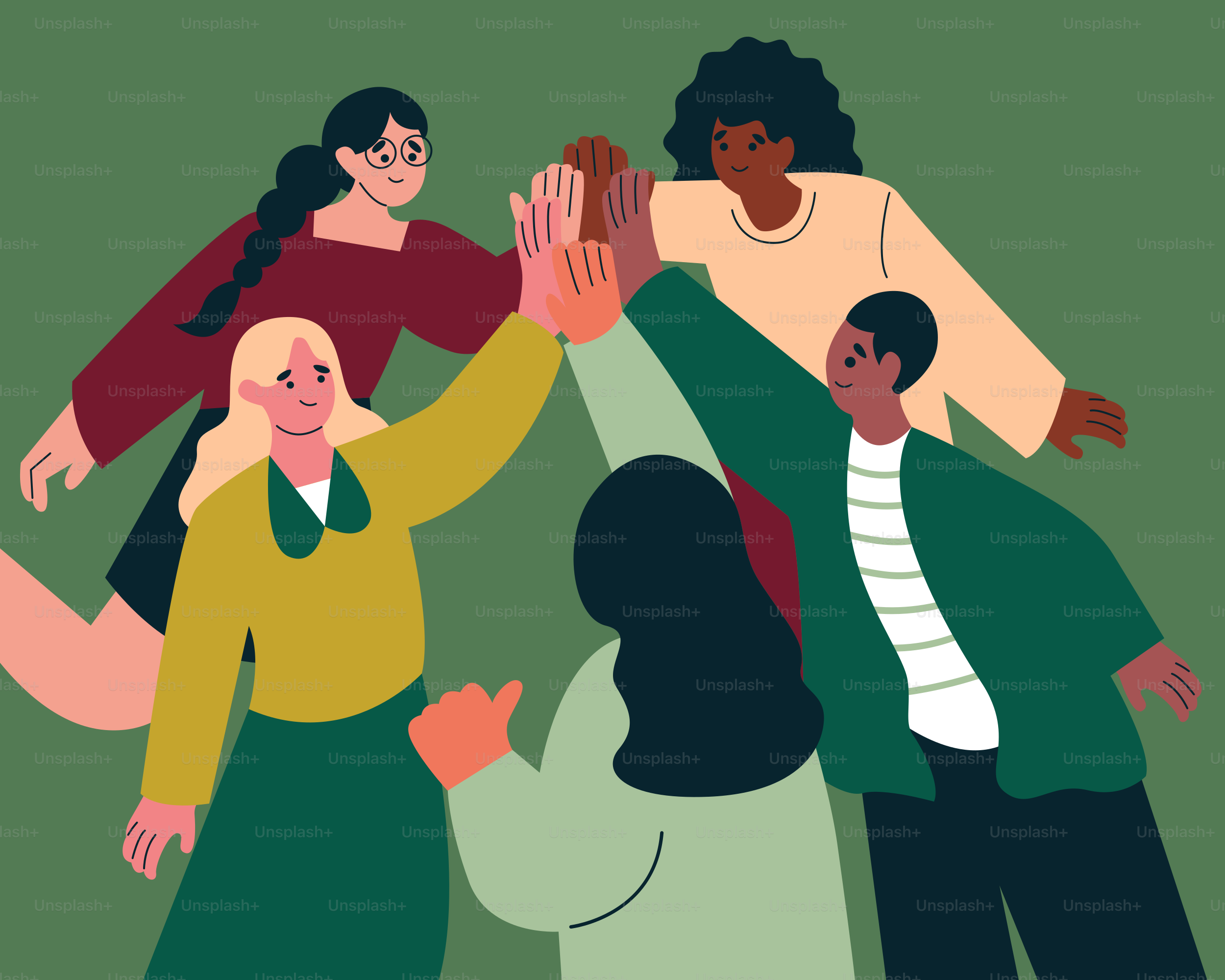 A group of people standing next to each other