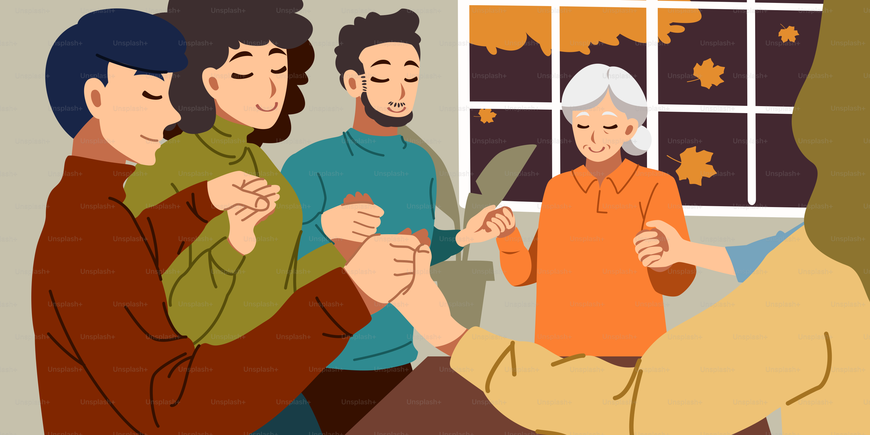 Un grupo de personas de pie una alrededor de la otra