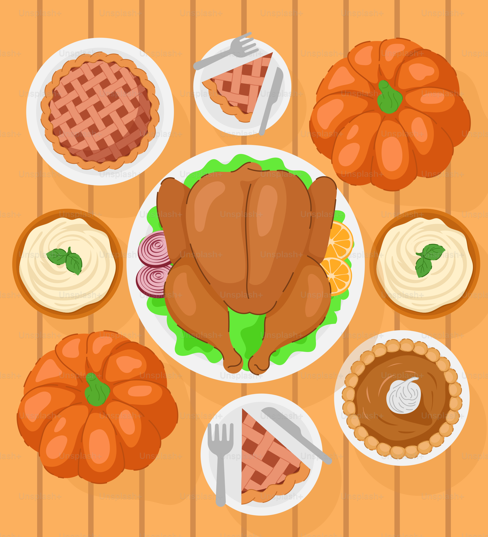 A turkey sitting on top of a plate of food