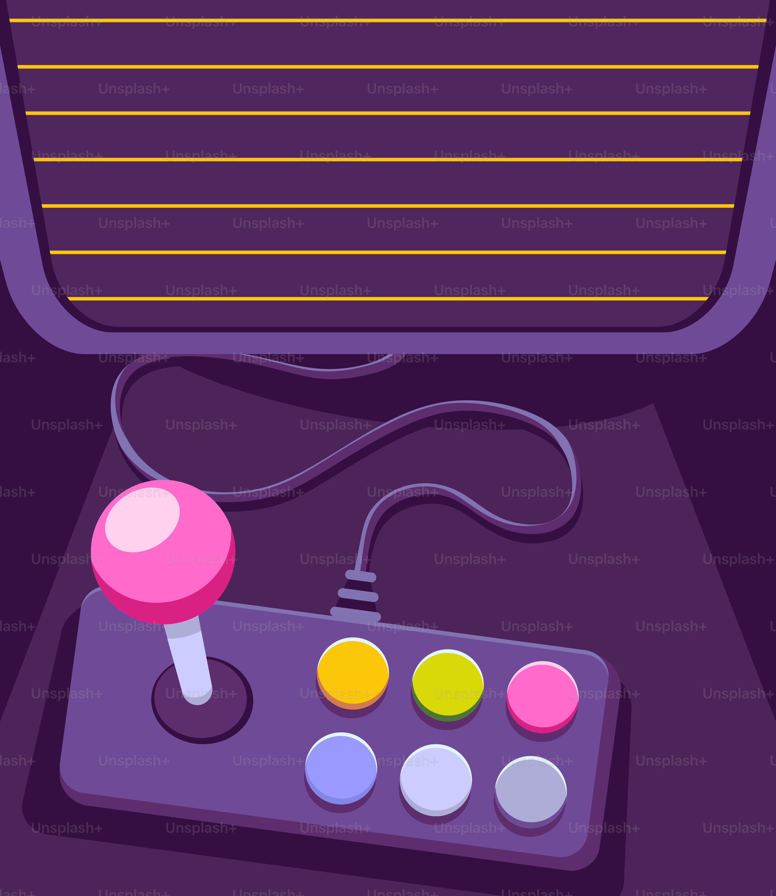 A game controller sitting next to a TV