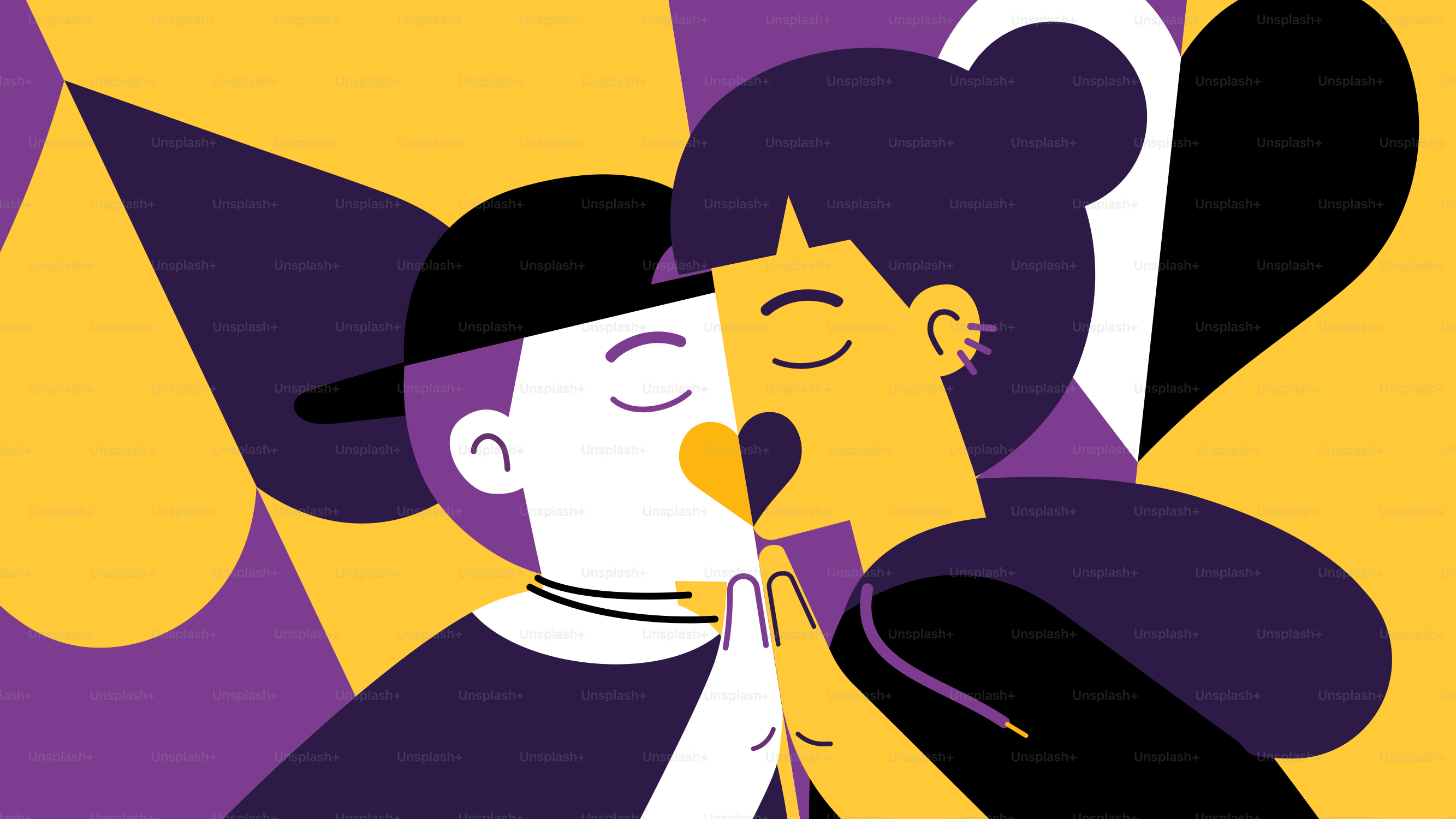 A man and a woman embracing each other