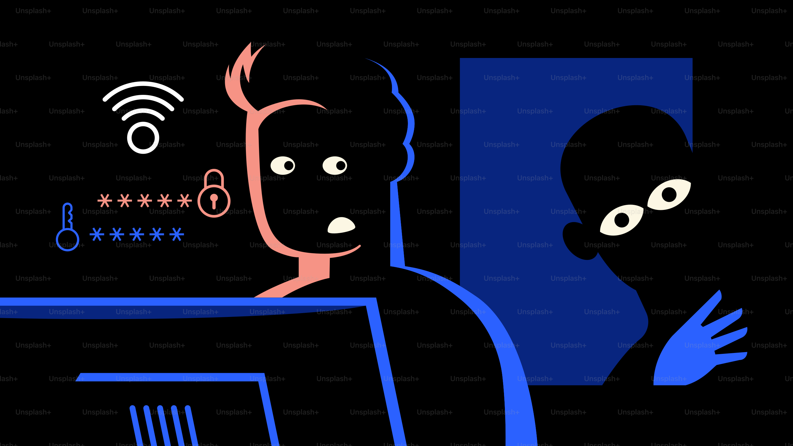 A man sitting in front of a computer screen