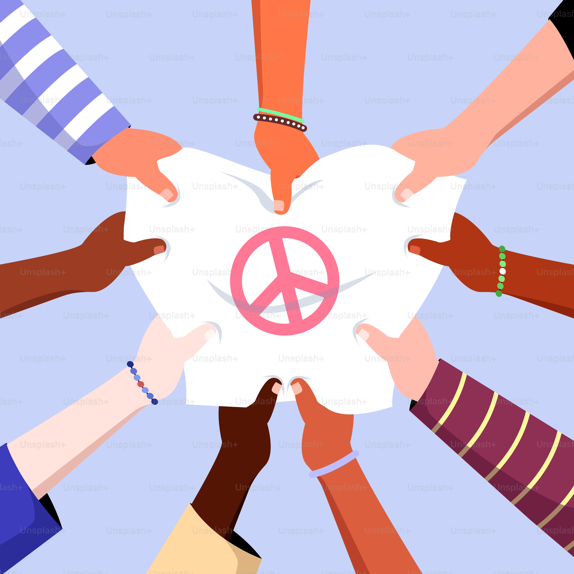 A group of people putting their hands together in a circle
