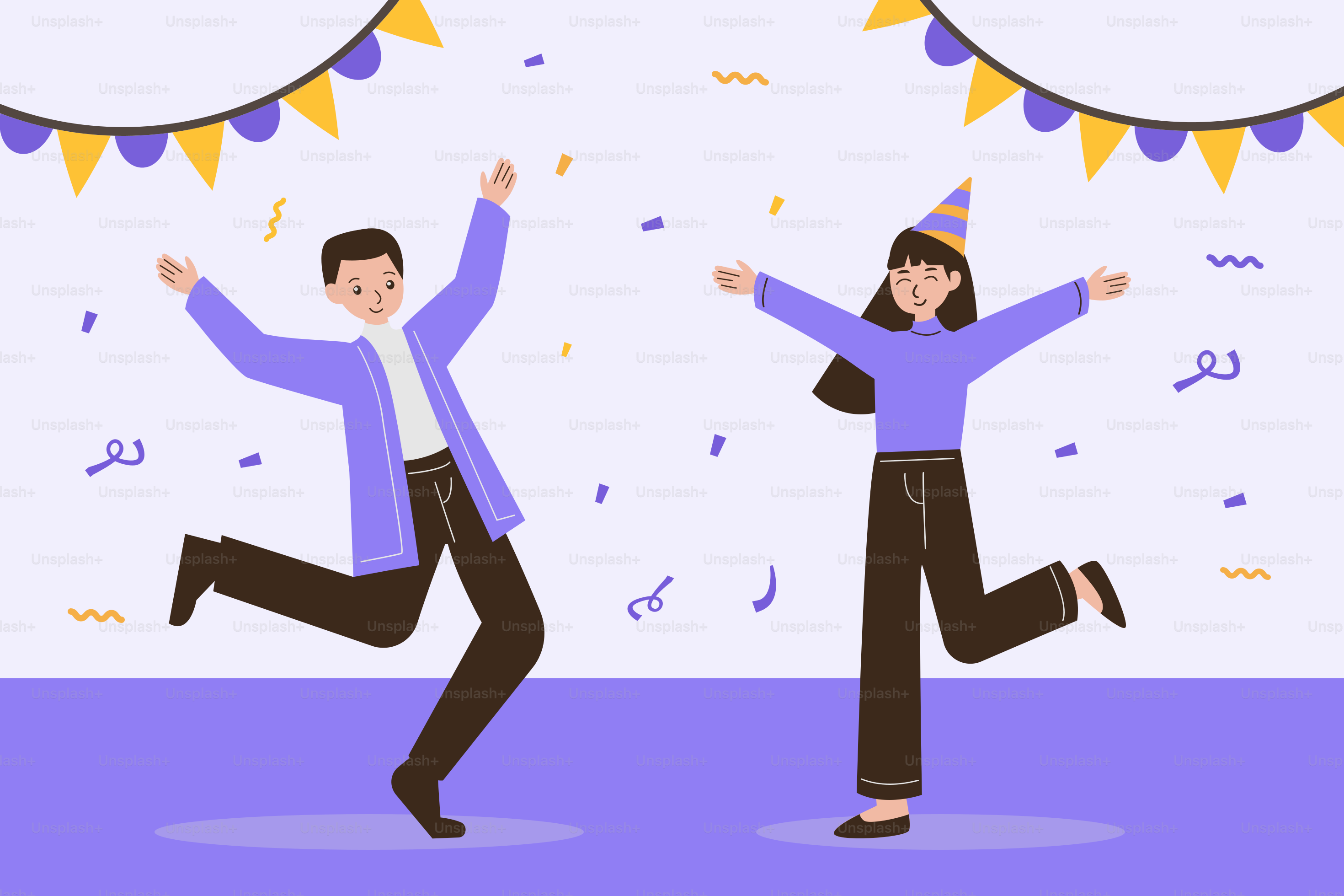 A man and a woman are dancing together