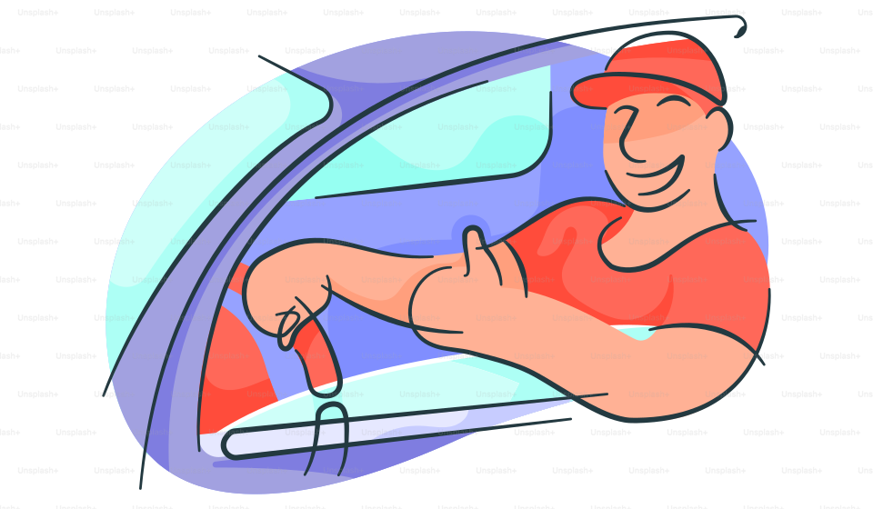 Eine Zeichnung eines Mannes, der einen Baseballschläger hält