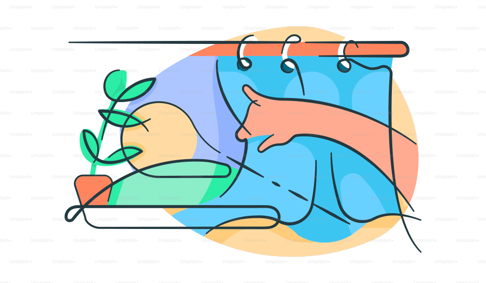 A drawing of a cat sitting on a couch