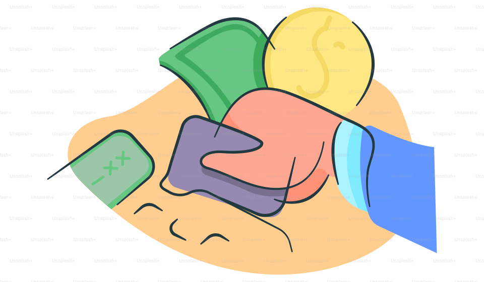 A drawing of a person sleeping on a pillow