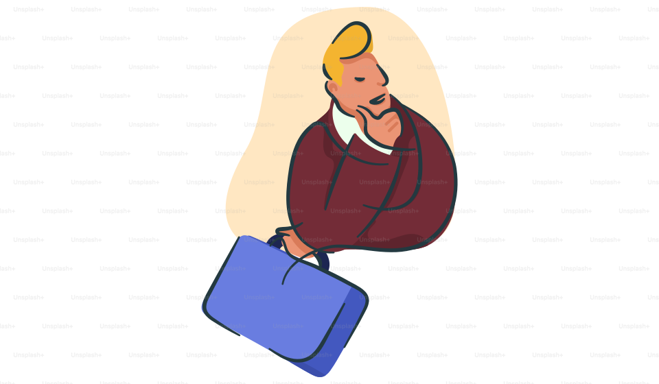 A man in a red sweater carrying a blue suit case