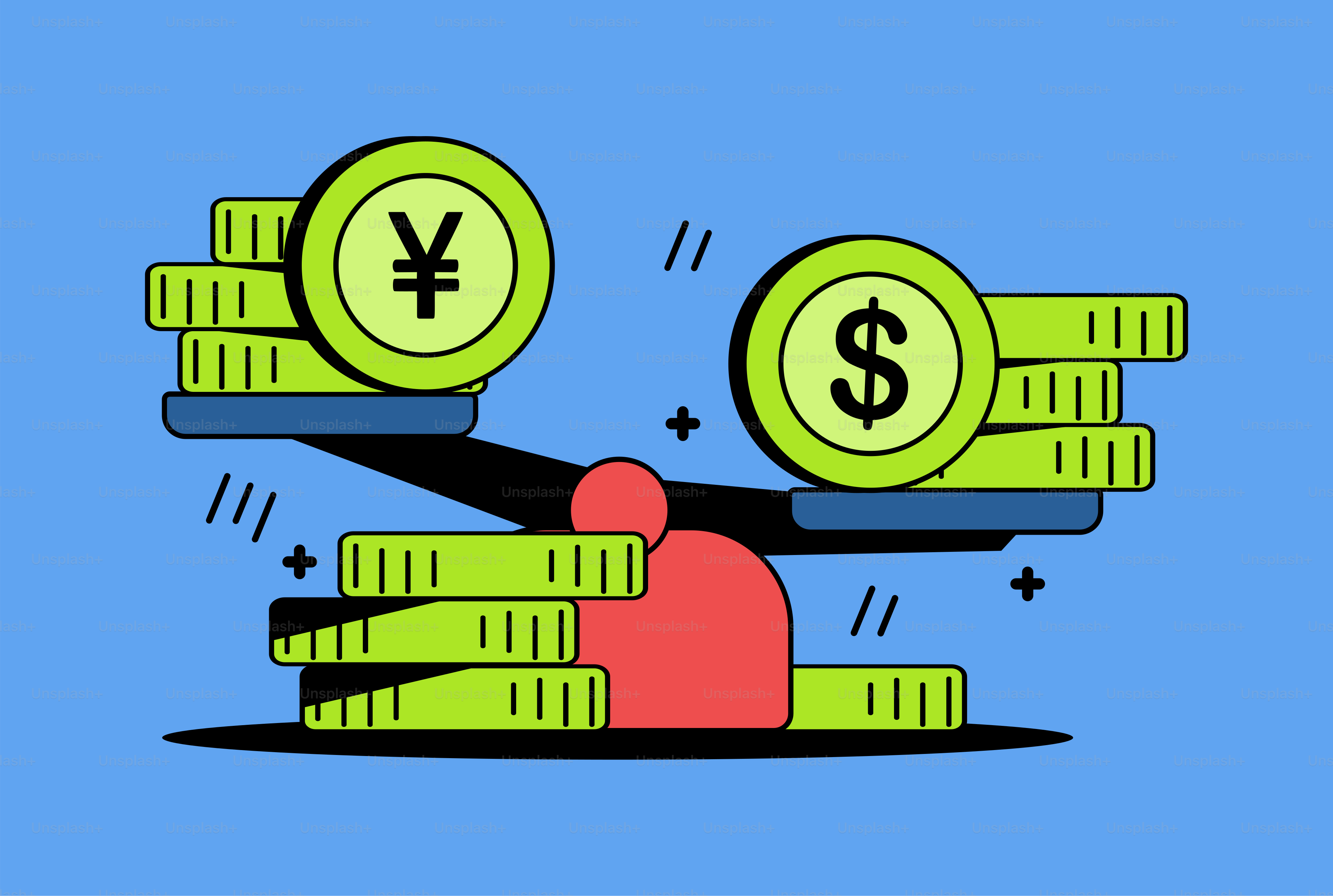 A stack of money sitting on top of each other