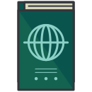 A book with a globe on the cover